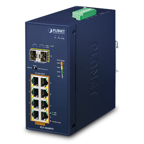 Endüstriyel Yönetilemeyen PoE+ Switch (Industrial Unmanaged PoE+ 