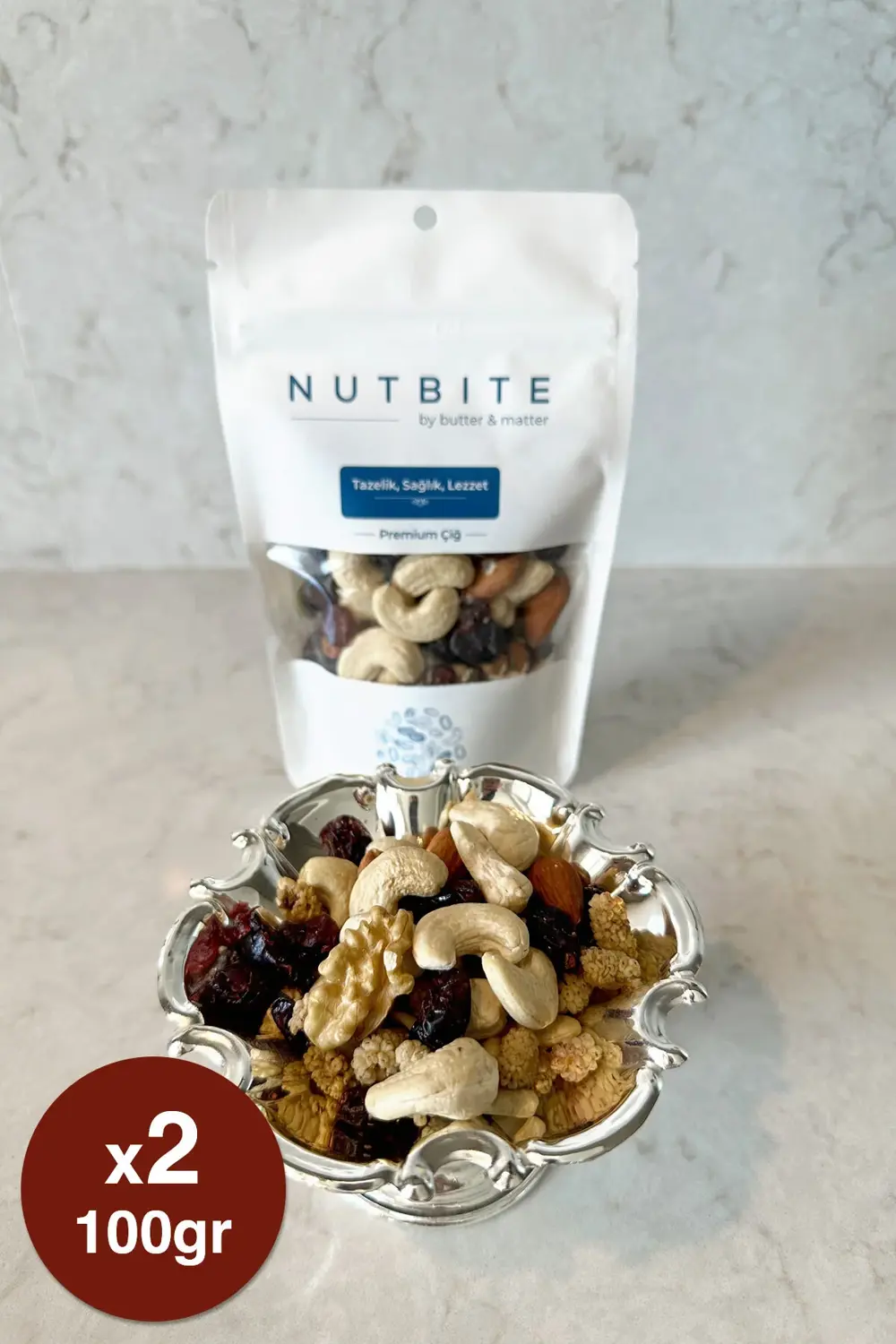 Enerji Mix 200gr - %100 Doğal - Çiğ Kaju, Turna Yemişi, Çiğ Badem