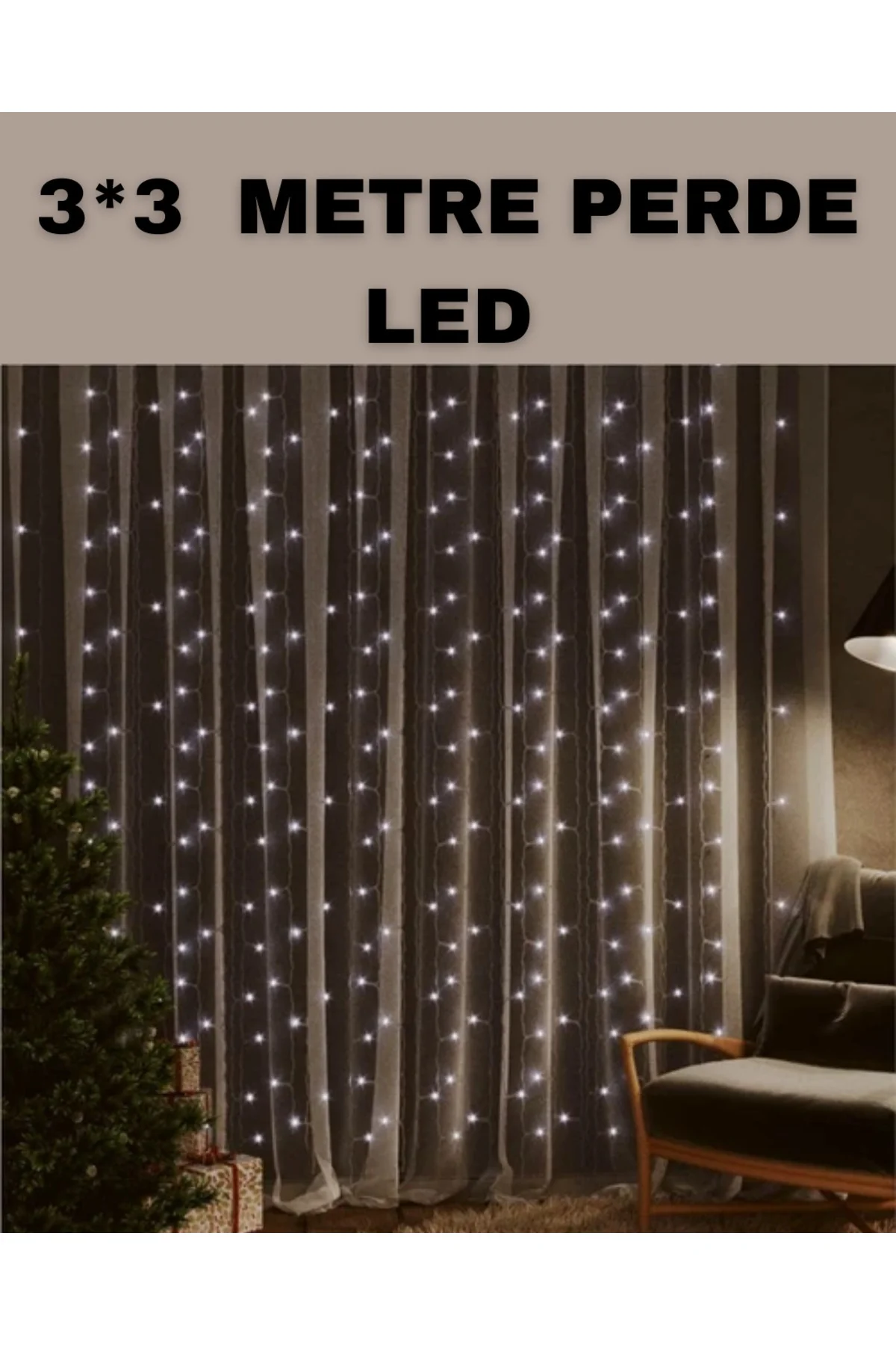 Enerji Tasarruflu 3x3 LED Işık – Parti, Yılbaşı ve Organizasyon