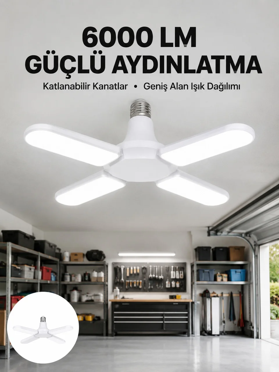 Enerji Tasarruflu Led Ampül 60 Watt 4 Kollu Beyaz Işık Yeni Nesil - Lisinya Diğer Fiyatı, Yorumları ve Özellikleri