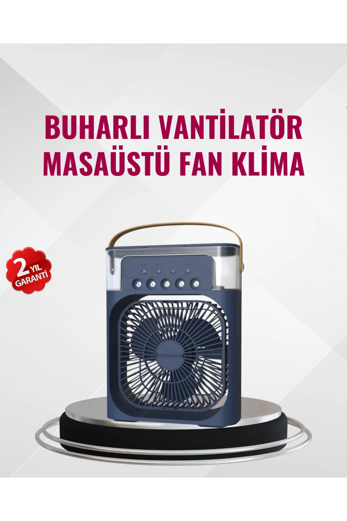 Enerji Tasarruflu Sessiz Çalışan Taşınabilir Soğutma Fanı