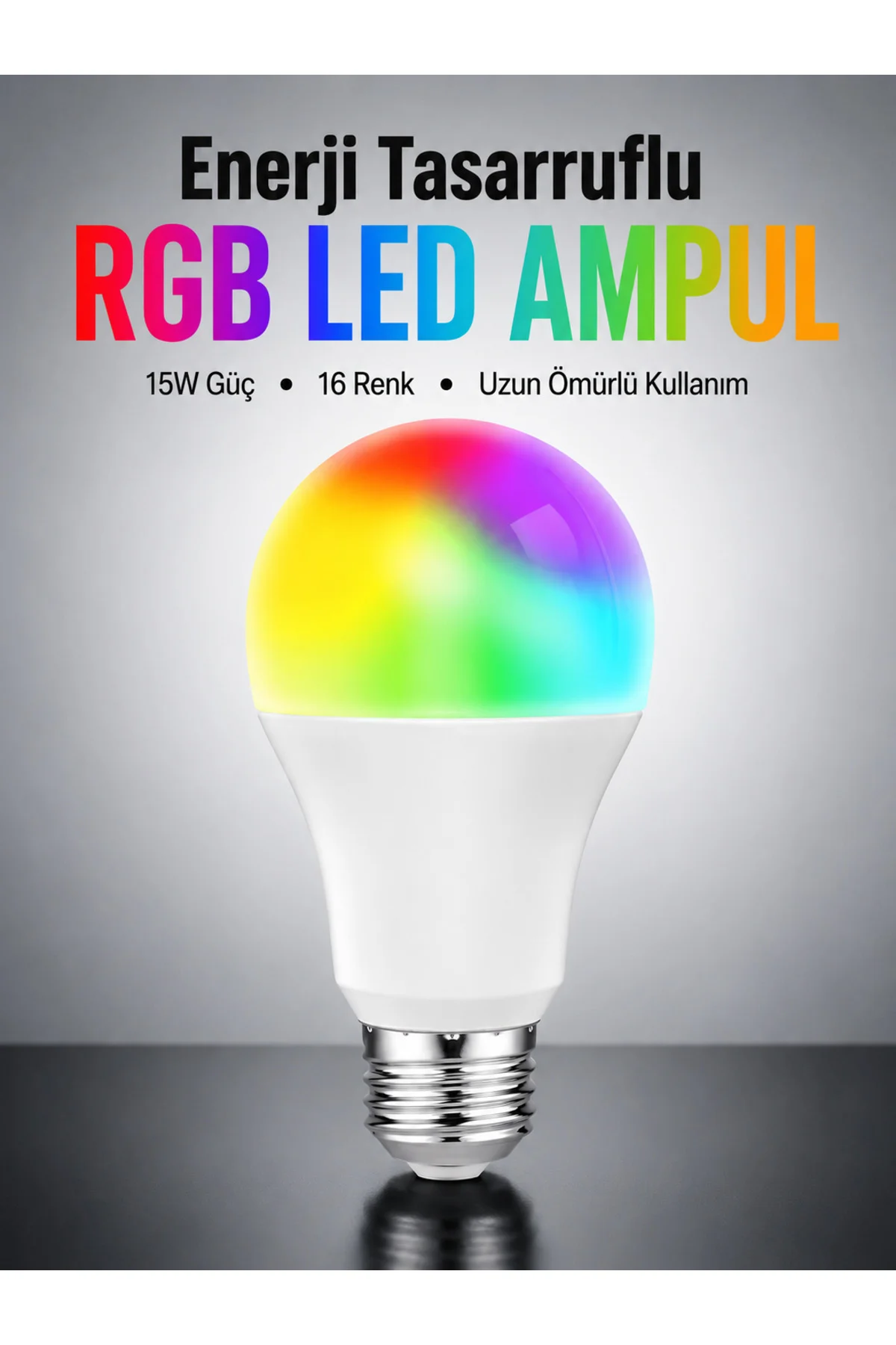 Enerji Verimli Akıllı Led Ampul, Uzaktan Kontrol Özellikli Enerji Verimli Akıllı Led Ampul, Uzaktan Kontrol Özellikli