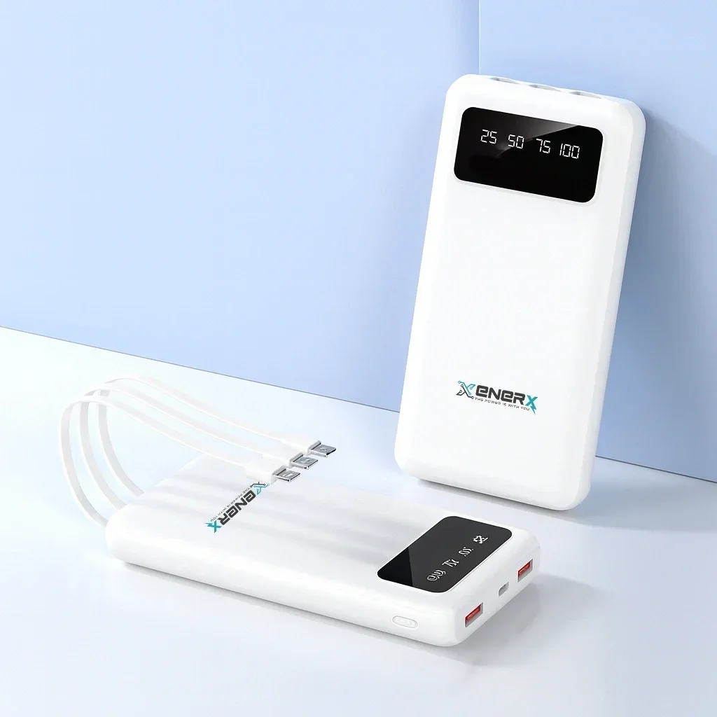 Enerx ENR-P20DC 20000 mAh 2.1 Amper Dahili Kablolu Powerbank Siyah Fiyatı, Yorumları ve Özellikleri