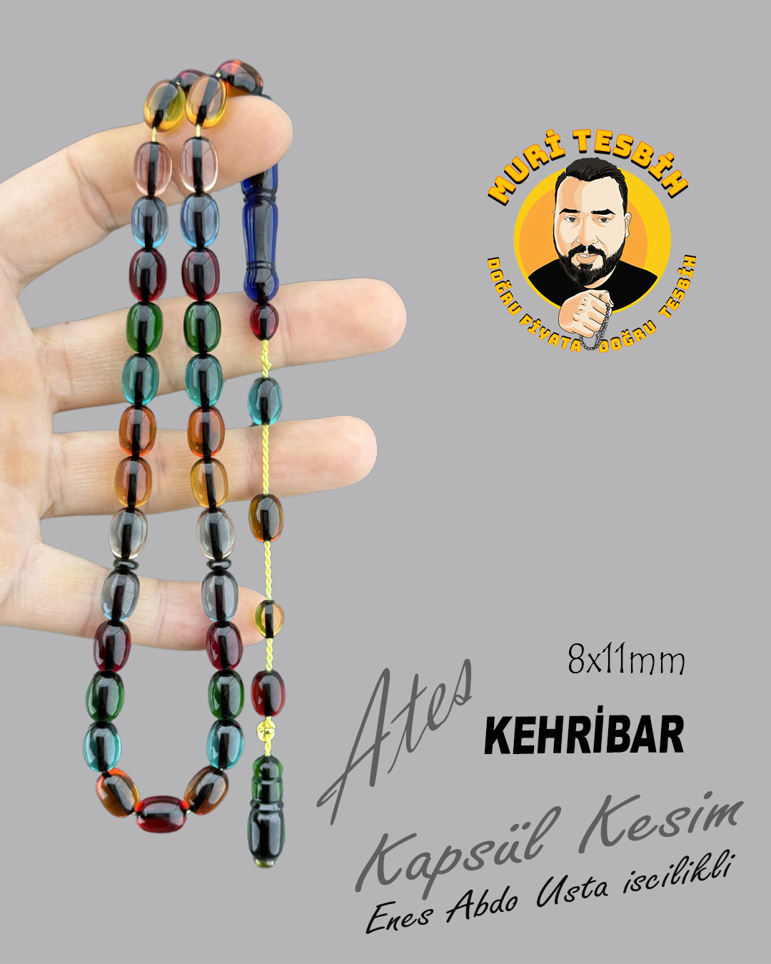 ENES ABDO ATEŞ KEHRİBAR KAPSÜL KESİM 8X11
