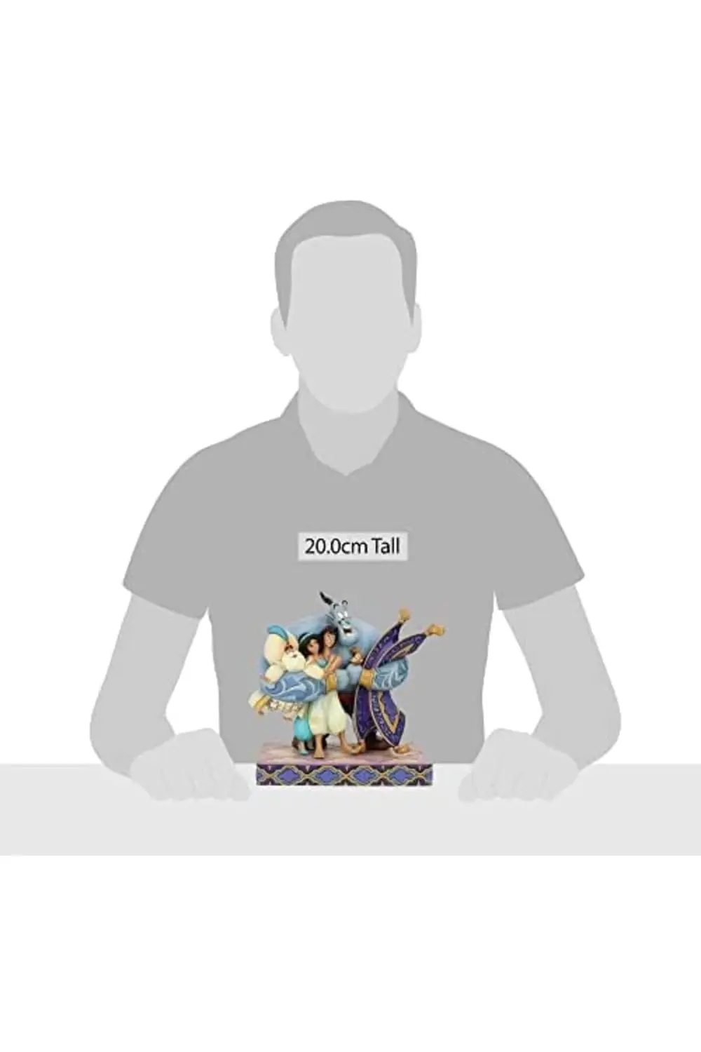 Enesco Traditions Group Hug Aladdin Figürü, Çok Renkli 395519