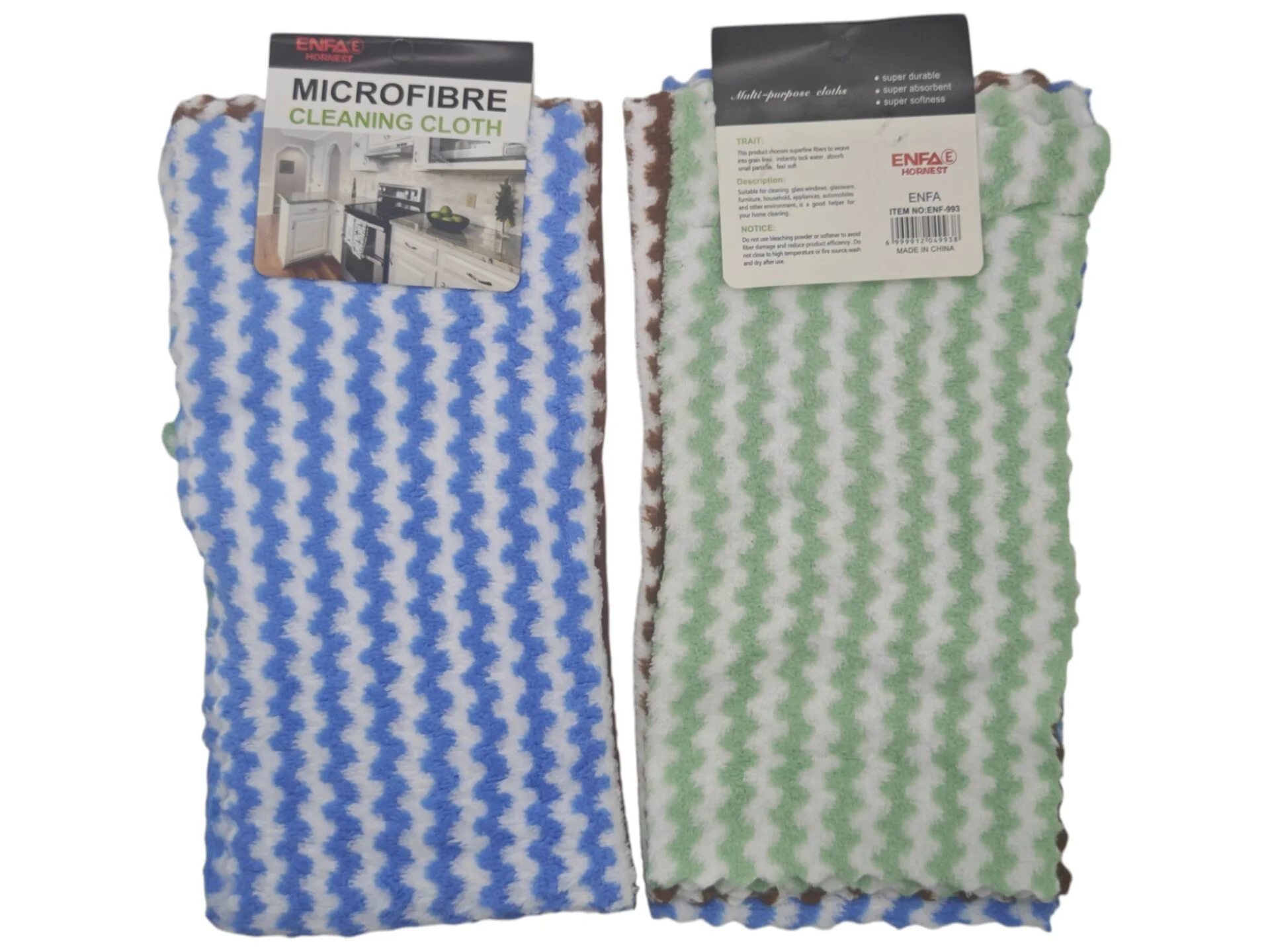 ENF-993   Enfa Hornest Mikrofiber Temizlik Bezi 3lü 30*30cm