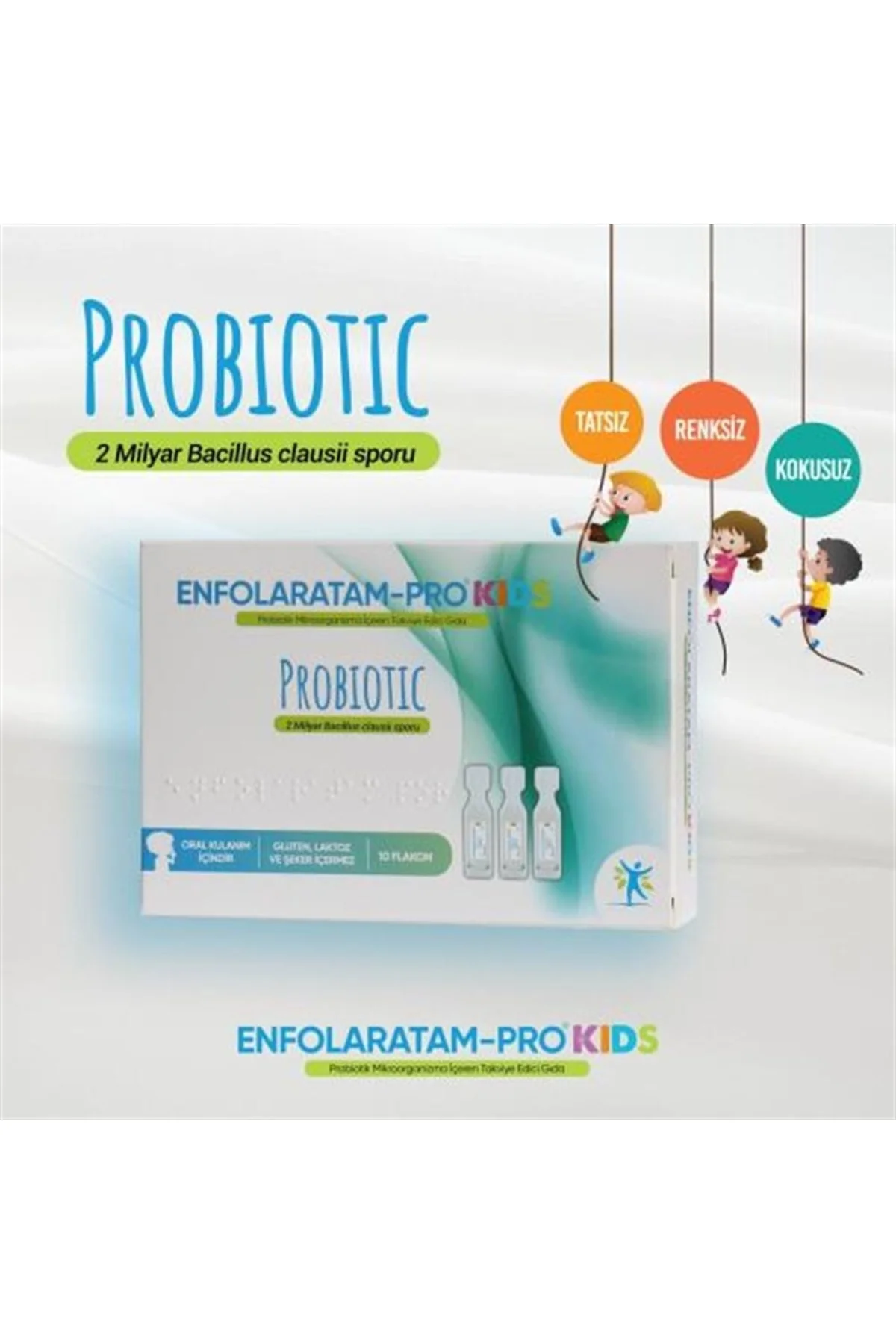 Enfolaratam-pro Kids Probiotic 10 Ml X 10 Flakon Enfolaratam-pro Kids Probiotic 10 Ml X 10 Flakon - Görsel 2