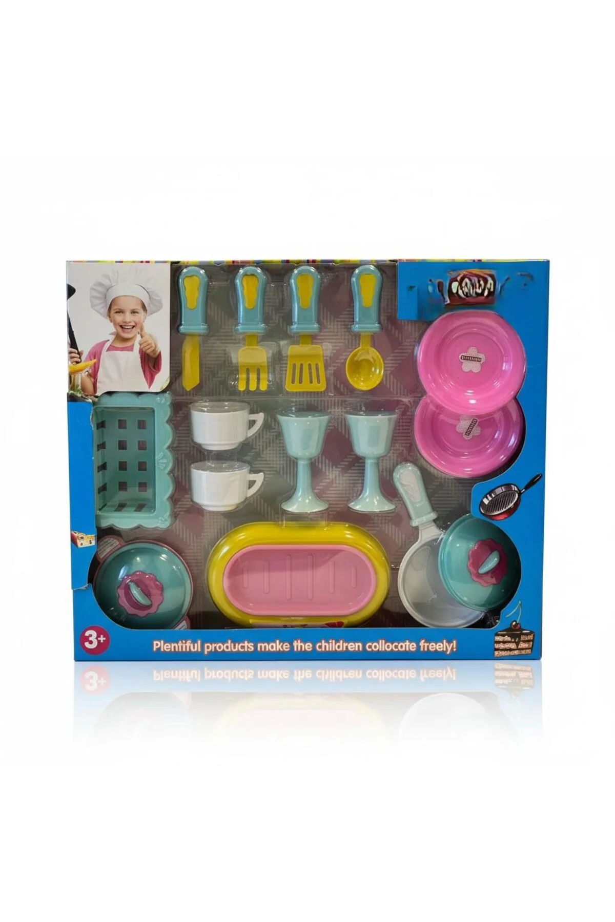 ENG-229 RENKLİ MUTFAK SET