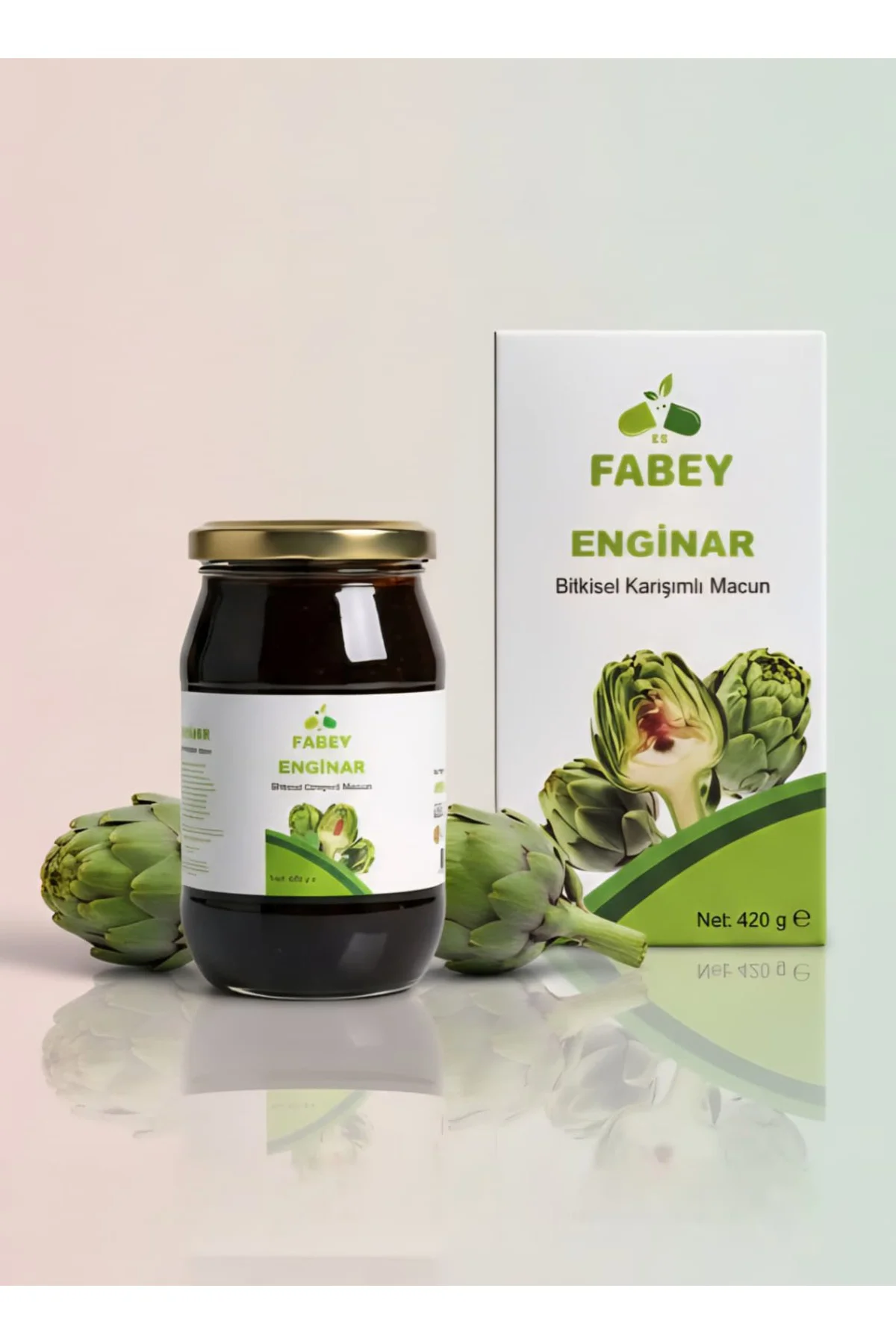 Enginar Bitkisel Karışımlı Macun 420gr