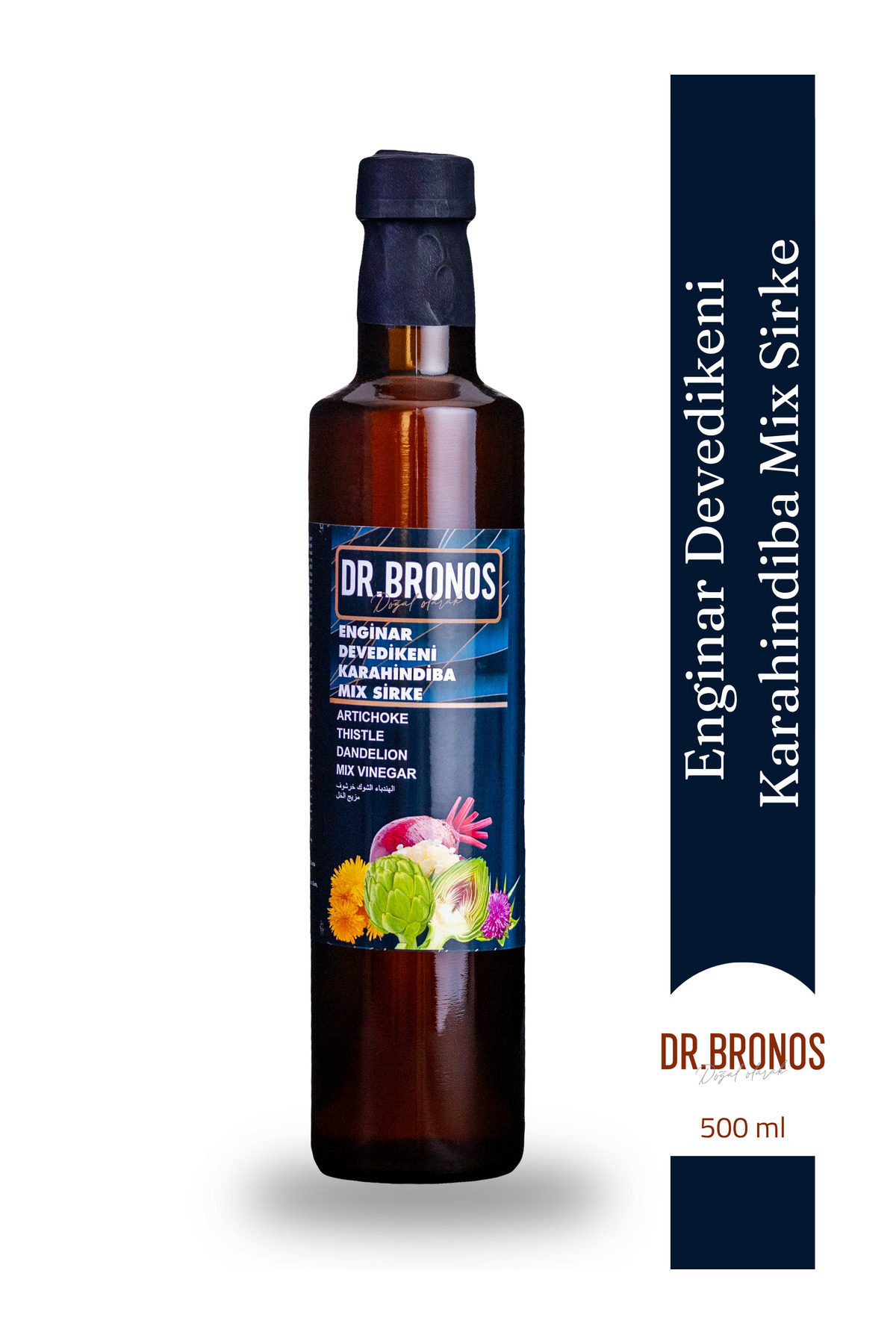 Enginar Devedikeni Karahindiba Mix Sirke 500 ml (Doğal Fermantasy