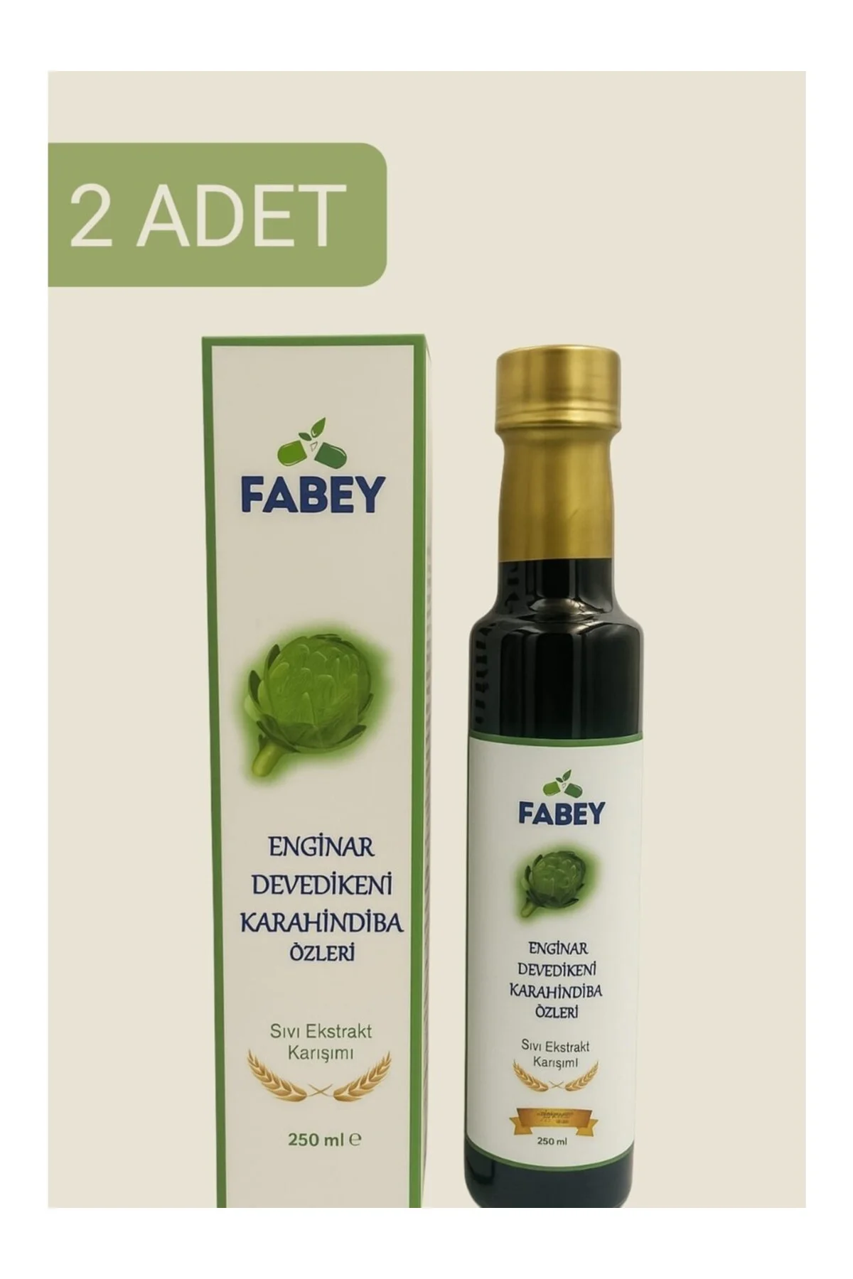 Enginar Ekstrakt 250ml 2 Adet