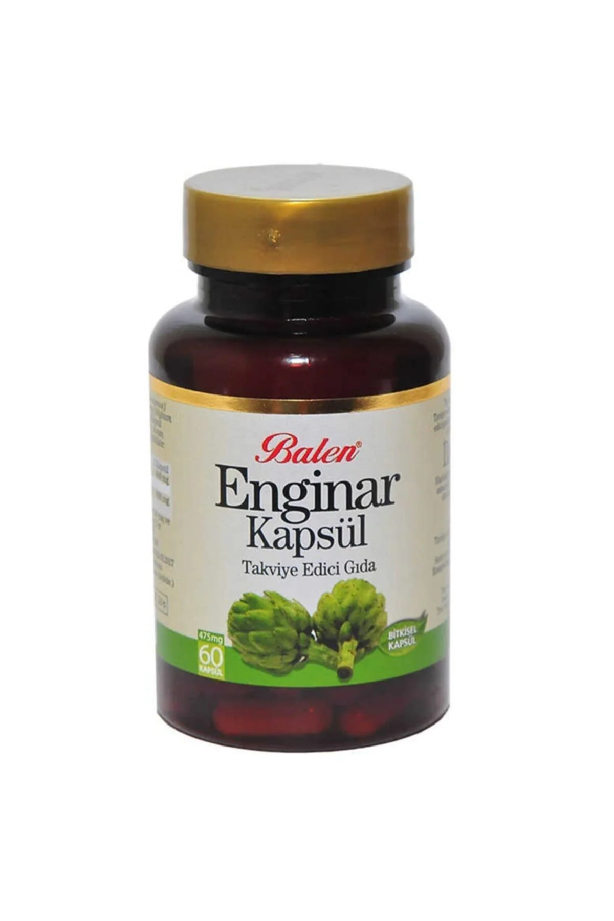 Enginar Ekstraktı Kapsülü 475 Mg 60 Kapsül