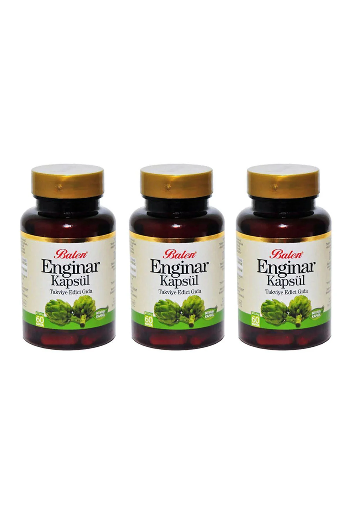Enginar Kapsül 475 Mg 60 Kapsül X 3 Adet