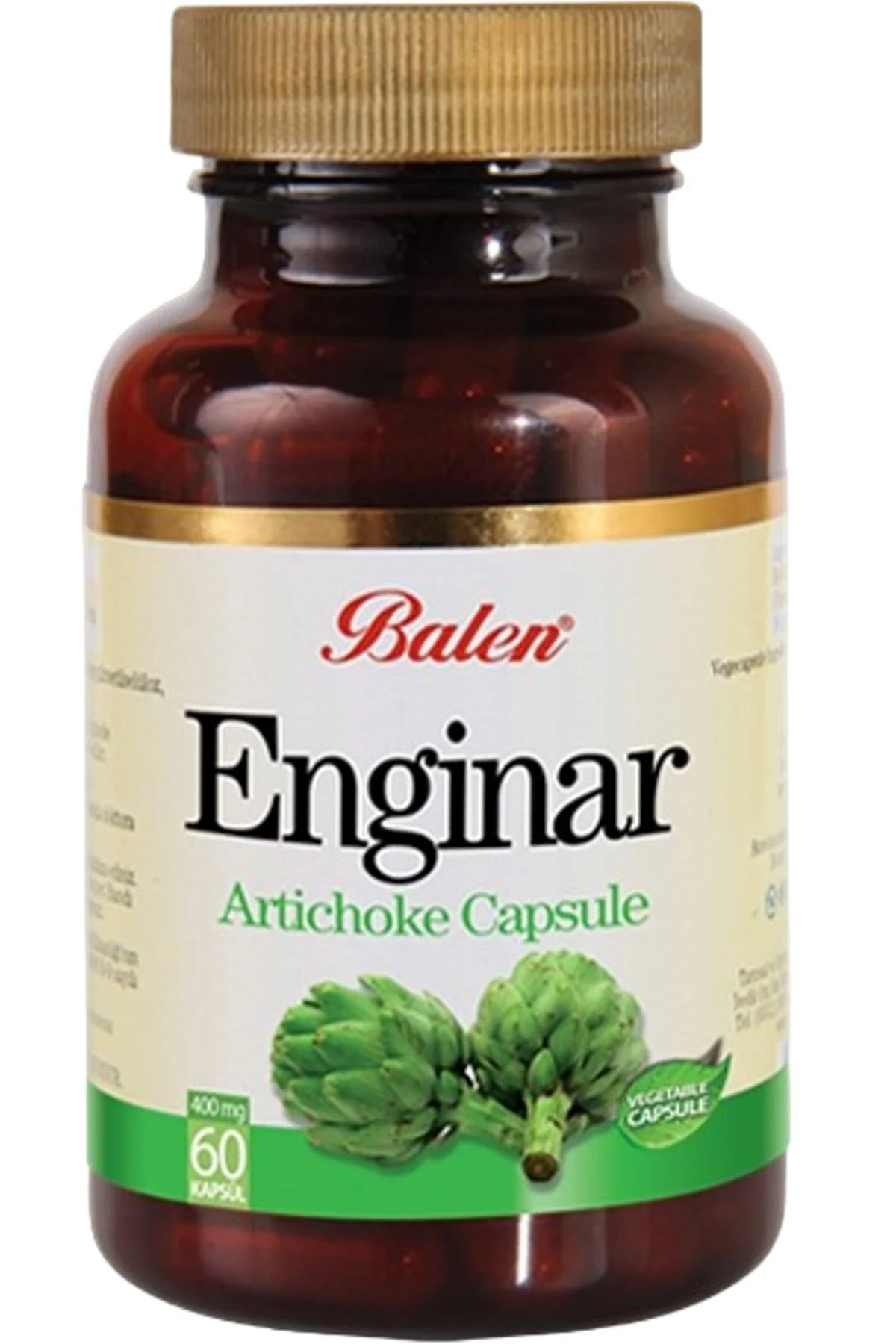 Enginar Kapsül Takviye Edici Gıda 60 Adet 475 Mg