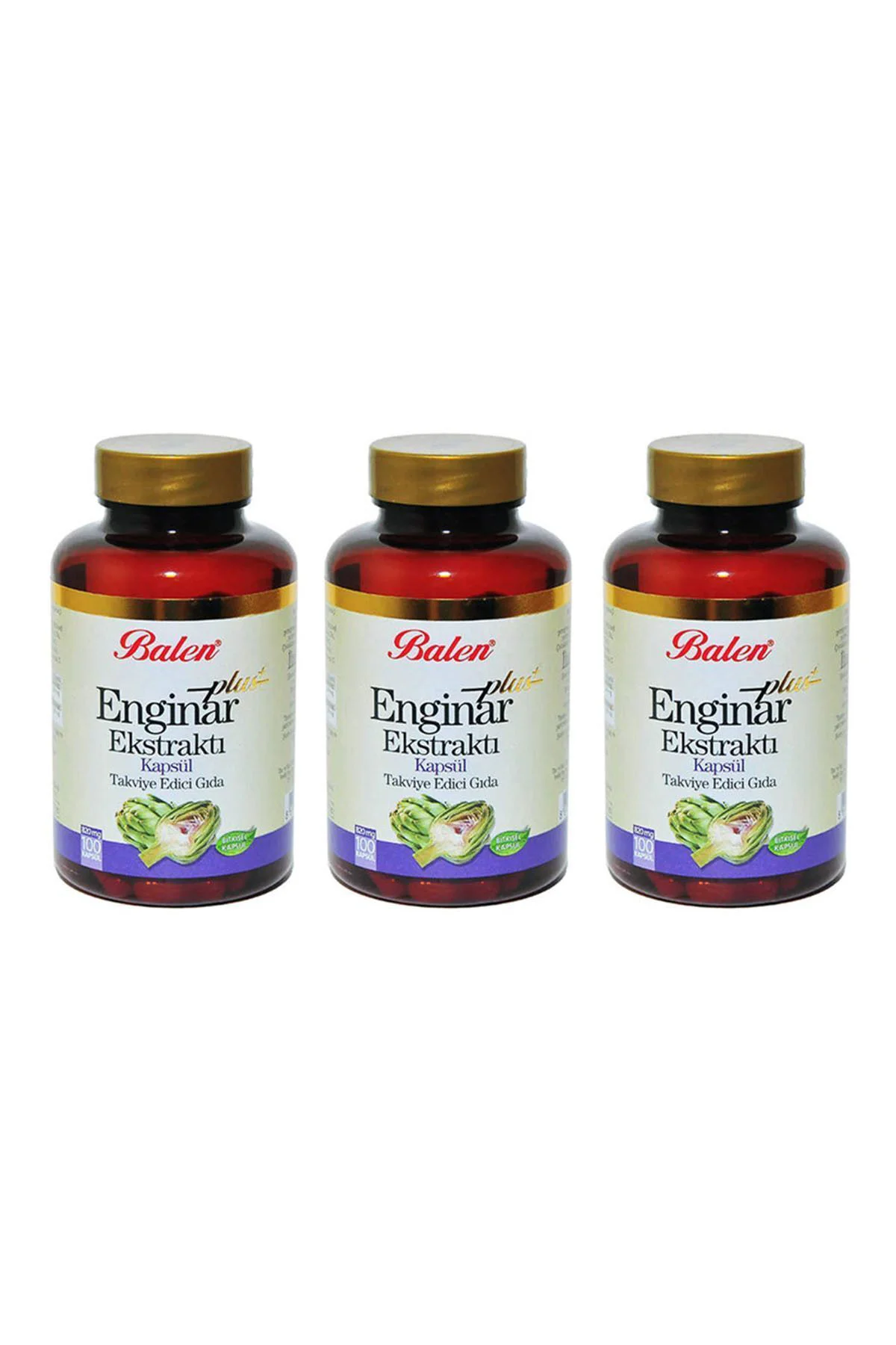 Enginar Plus Kapsül 820 Mg 100 Yumuşak Kapsül 3 Adet
