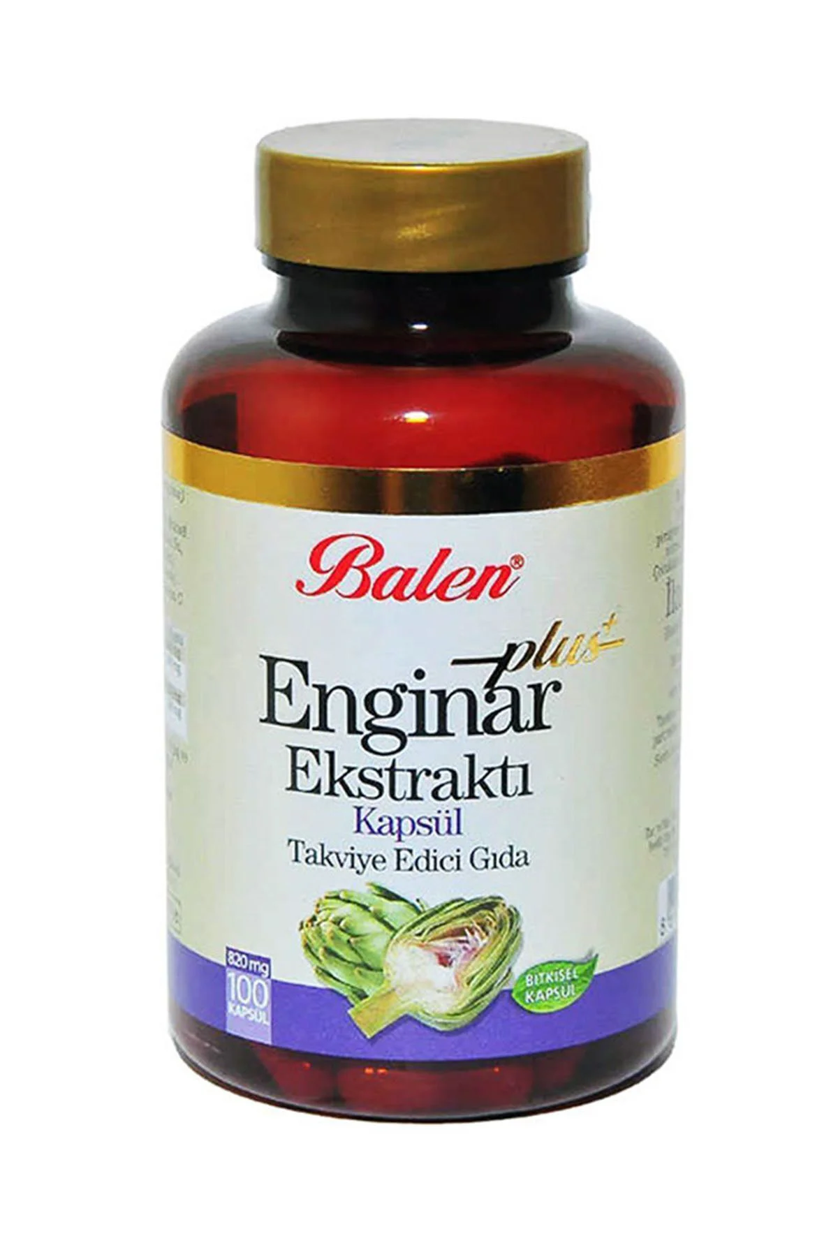 Enginar Plus Kapsül 820 Mg 100 Yumuşak Kapsül 2 Adet