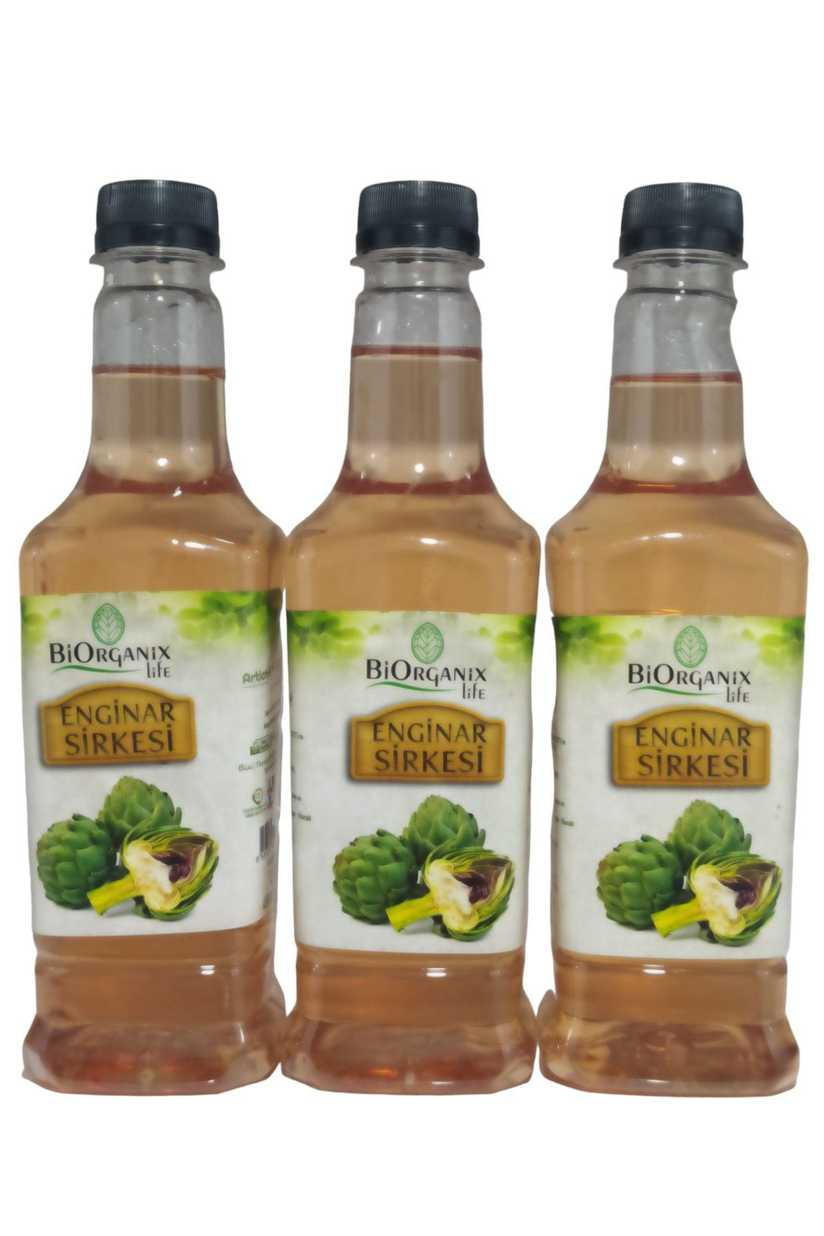 Biorganix Life Enginar Sirkesi 3 Adet X 480 Ml