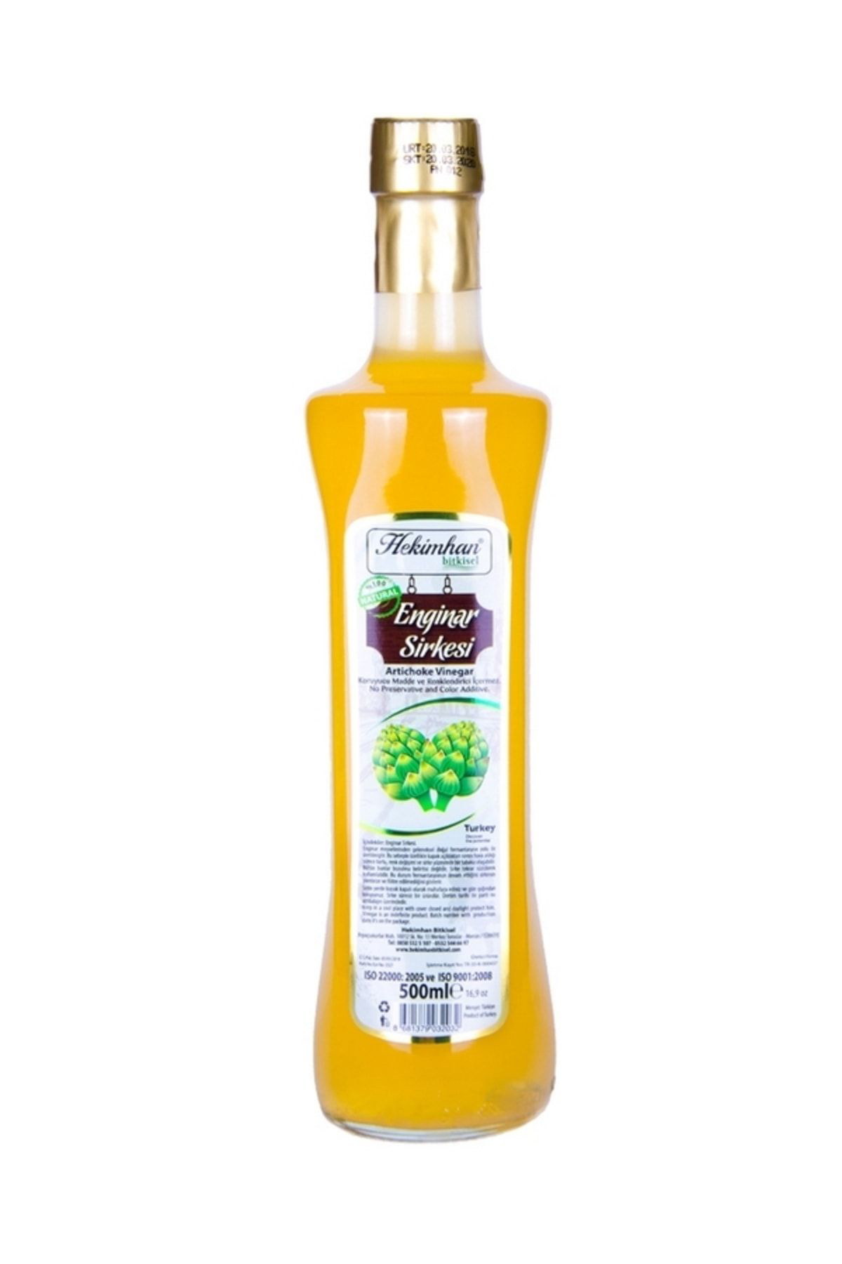 Hekimhan Enginar Sirkesi 500 Ml