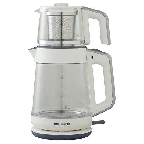 English Home  Cmk 6001 1900 W Beyaz Krom Cam Çay Makinesi