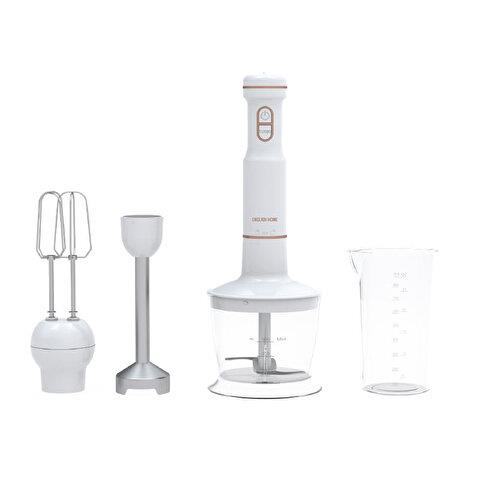 English Home  Mini Blender Set Mbs-3001 Beyaz-Bakir