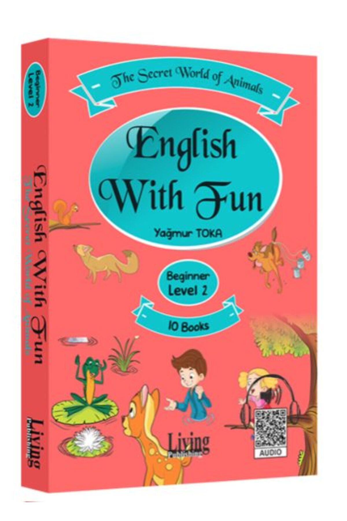 Living English Dictionary English With Fun Level 2 10 Kitap The Secret World Of Animals