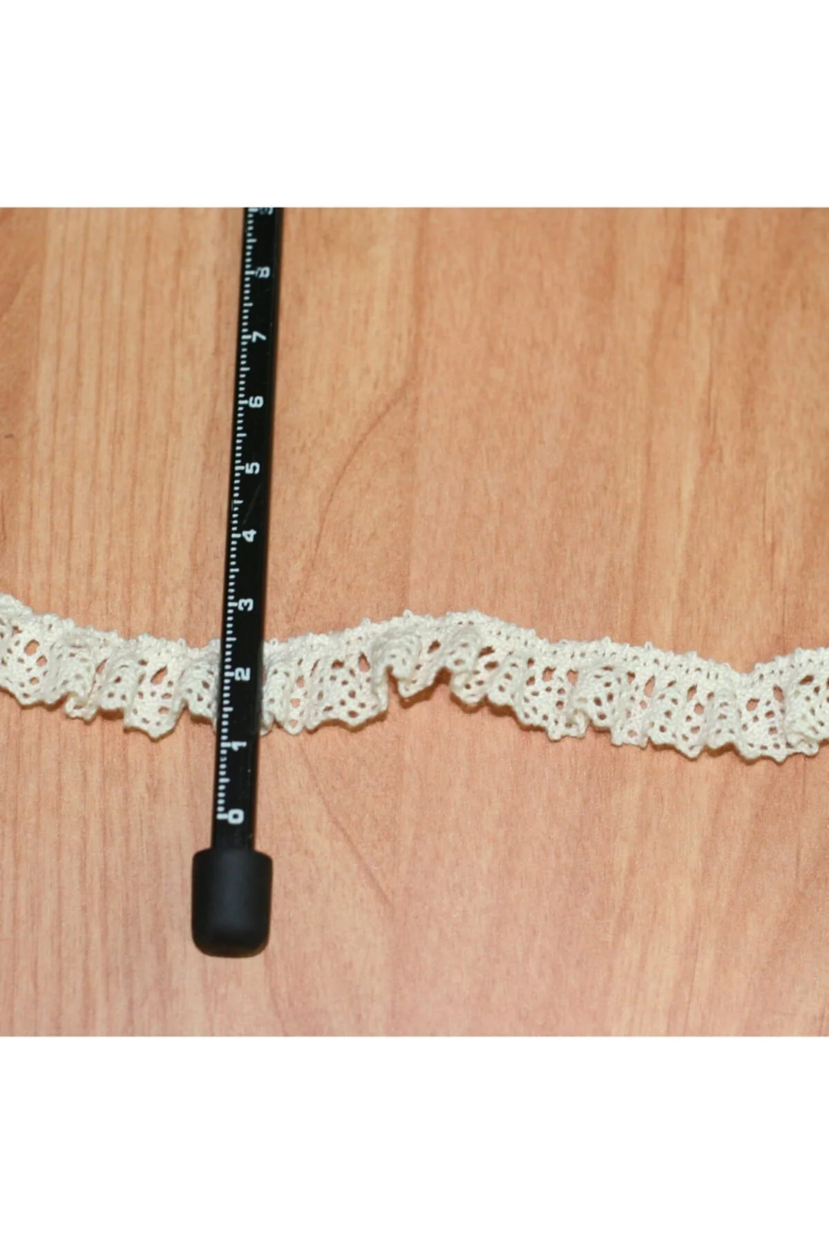 Eninde Pamuklu Lastikli Dantel 18mm
