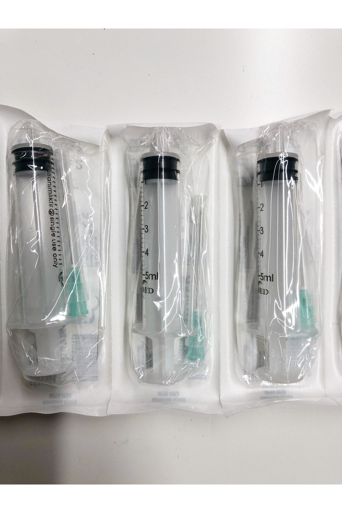 İnmed Enjektör İğneli 0,80X38 Mm 5 Ml 3P 21G Koli 1000 Adet