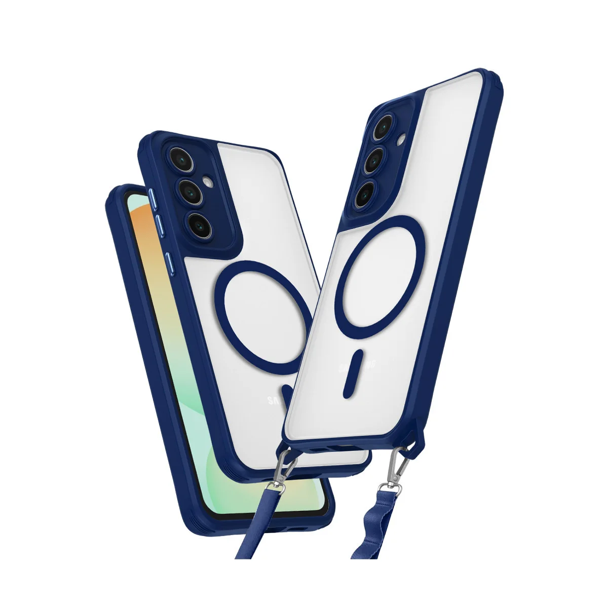 Enka MagSafe Silikon Kılıf - Galaxy S23 FE Lacivert