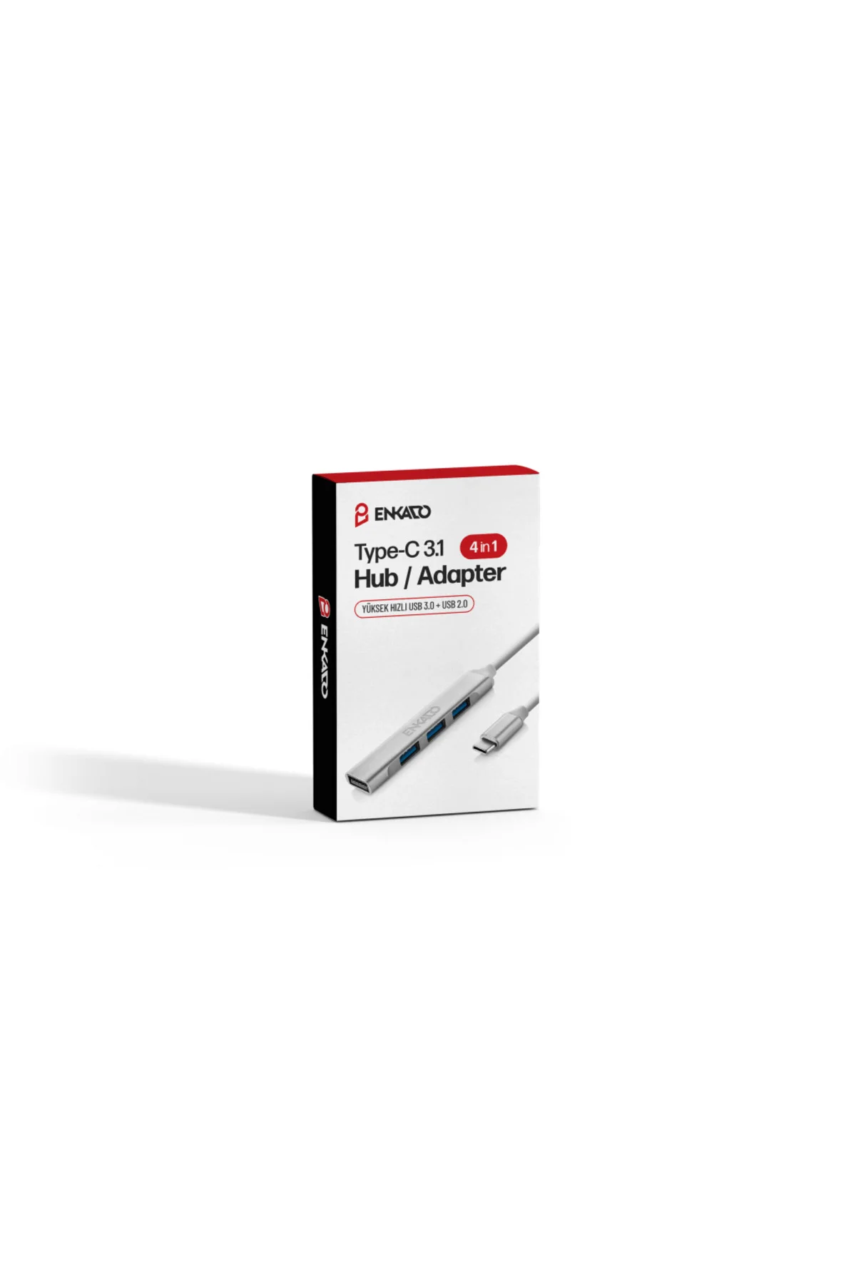 ENKADO EKD-TP50, Type-C to 3xUSB 2.0, 1xUSB 3.0, Metal, USB HUB