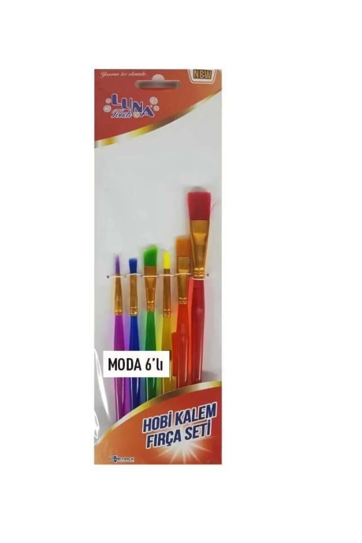Ennalbur Luna Moda Hobi Kalem Fırça Seti 6 Parça