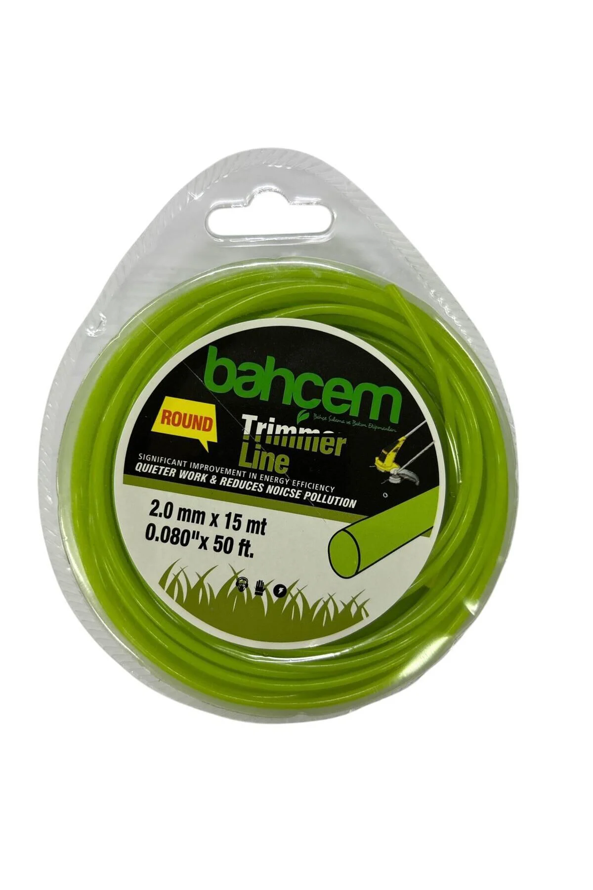 Ennalbur Trimmer Line Yuvarlak Misina 2 mm 15 Metre