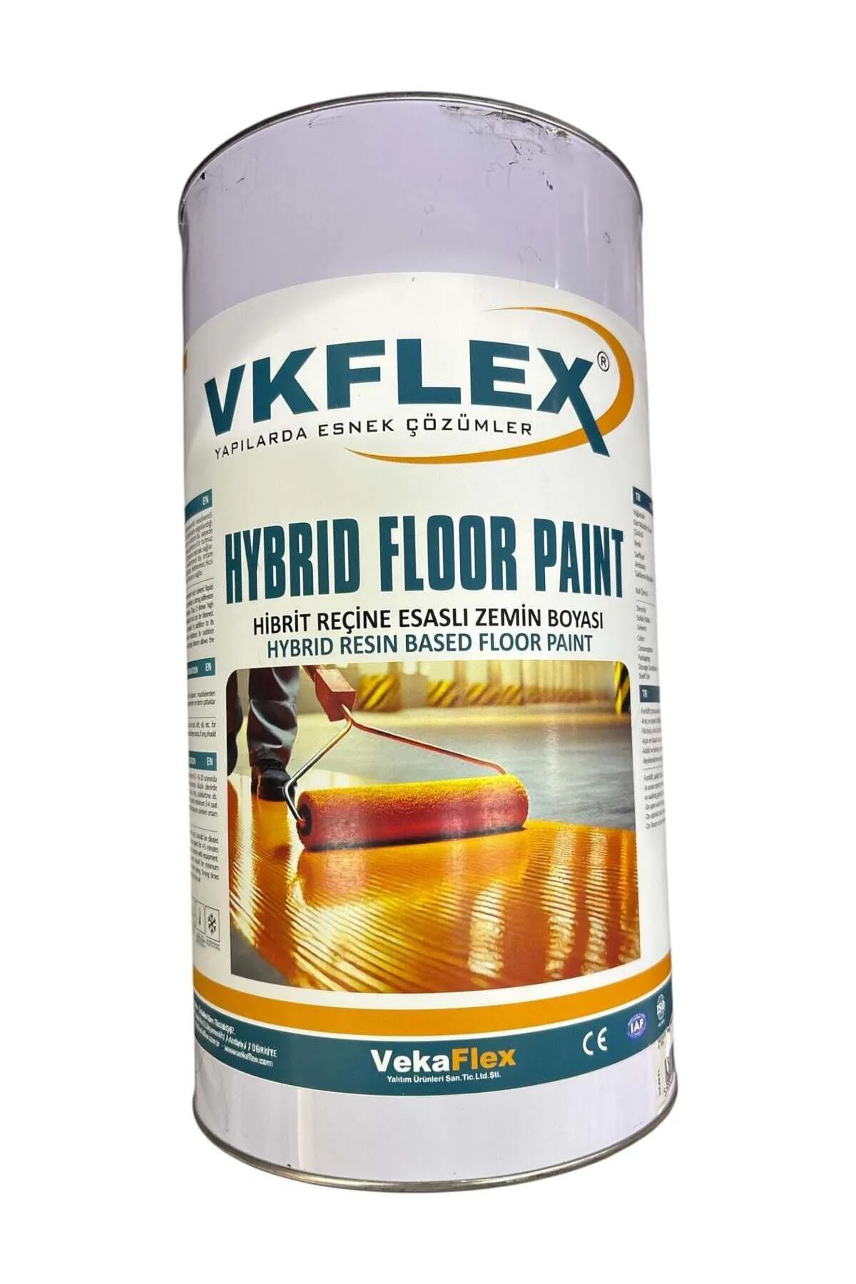 Ennalbur Vkflex Hybrid Floor Zemin Boyası 5 Kg Ral 1016
