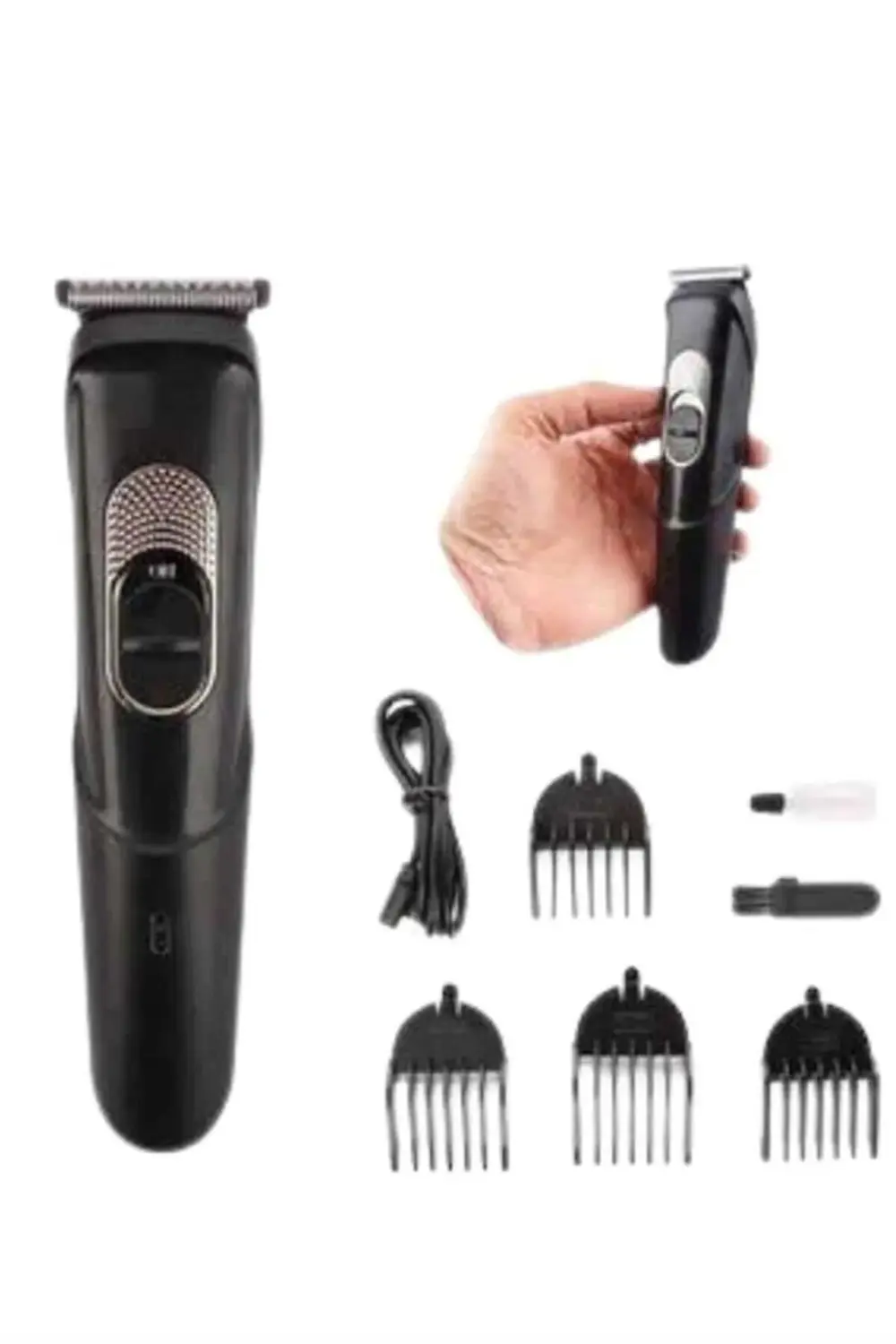 Ense Kesme Makinesi Şarjlı Saç Sakal Tıraş Makinesi Taşınabilir