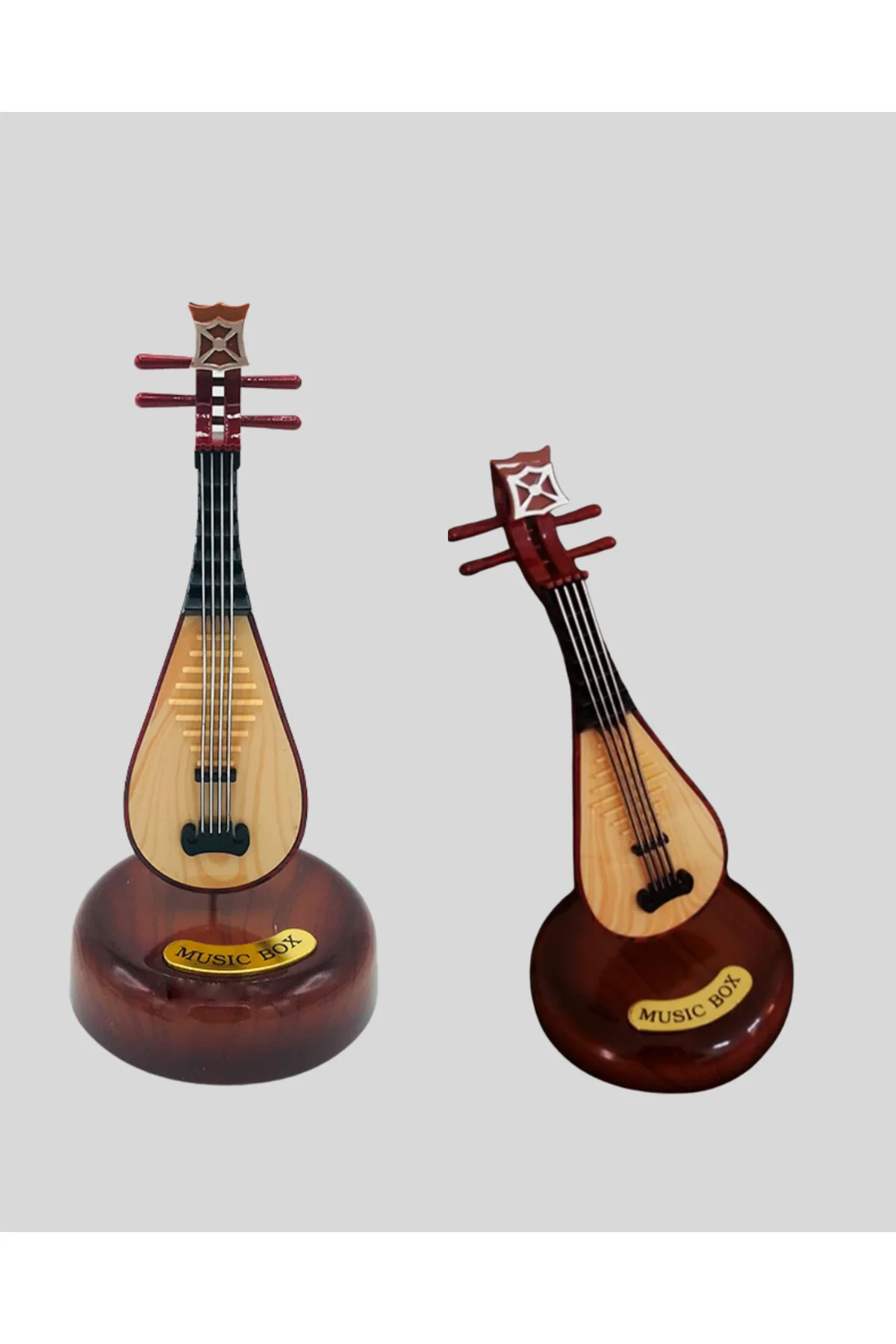 Enstrüman Figürlü Melodi Çalan Dekoratif Müzik Kutusu