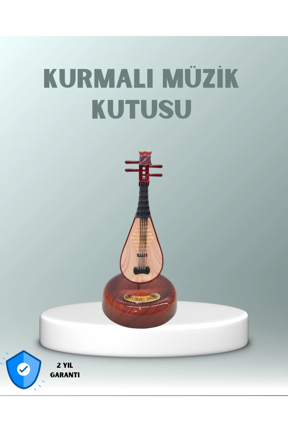 Enstrüman Figürlü Melodi Çalan Dekoratif Müzik Kutusu