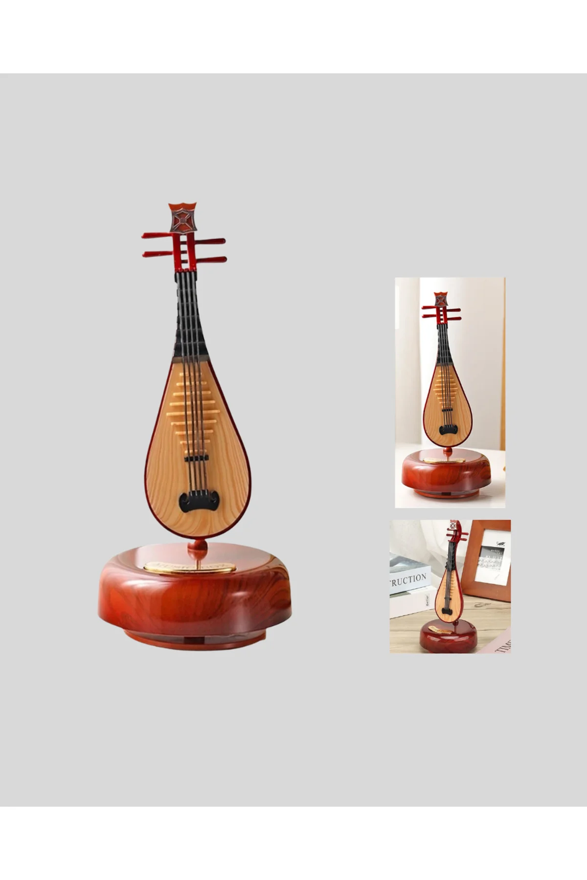 Enstrüman Şeklinde Müzik Kutusu Lüt Tasarım Melodious Music - Lis