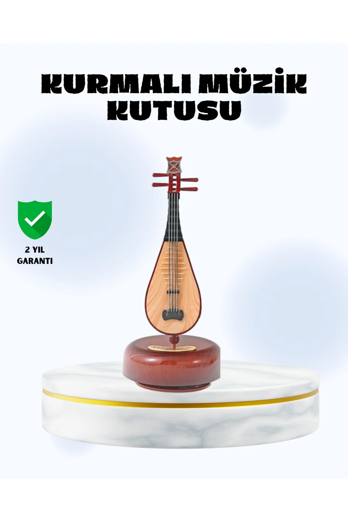 Enstrüman Şeklinde Müzik Kutusu Lüt Tasarım Melodious Music