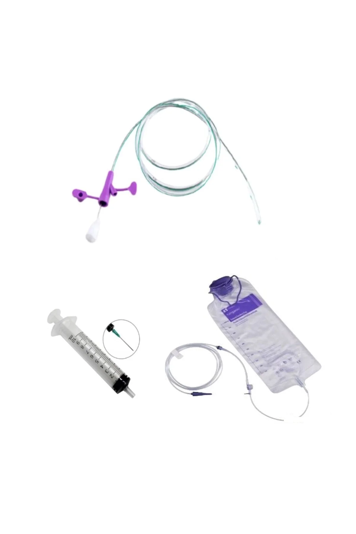Enteral Nazogastrik Beslenme Sondası 16 Fr + Beslenme Torbası 120