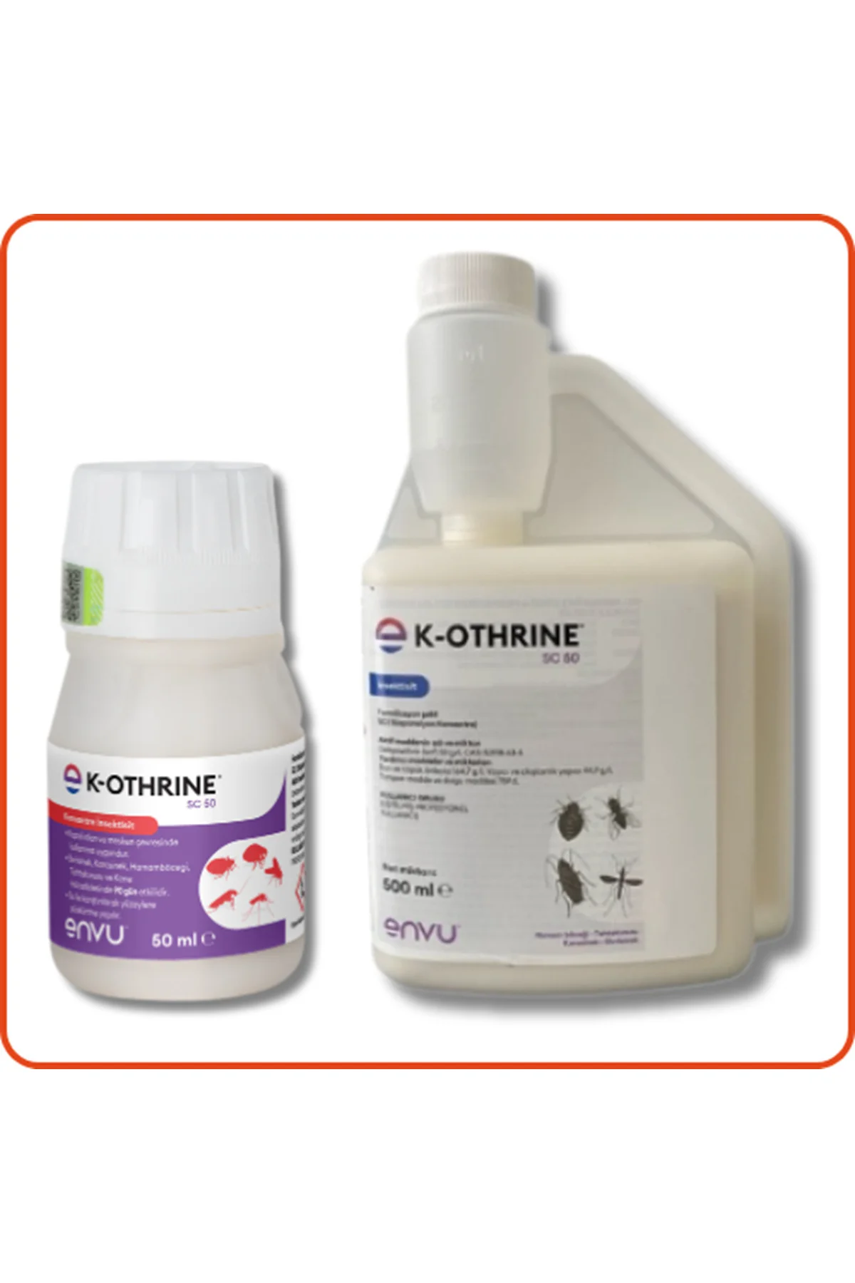 -Envu K-othrine SC 50 Kokusuz Haşere böcek sinek kene Öldürücü | 50 ml