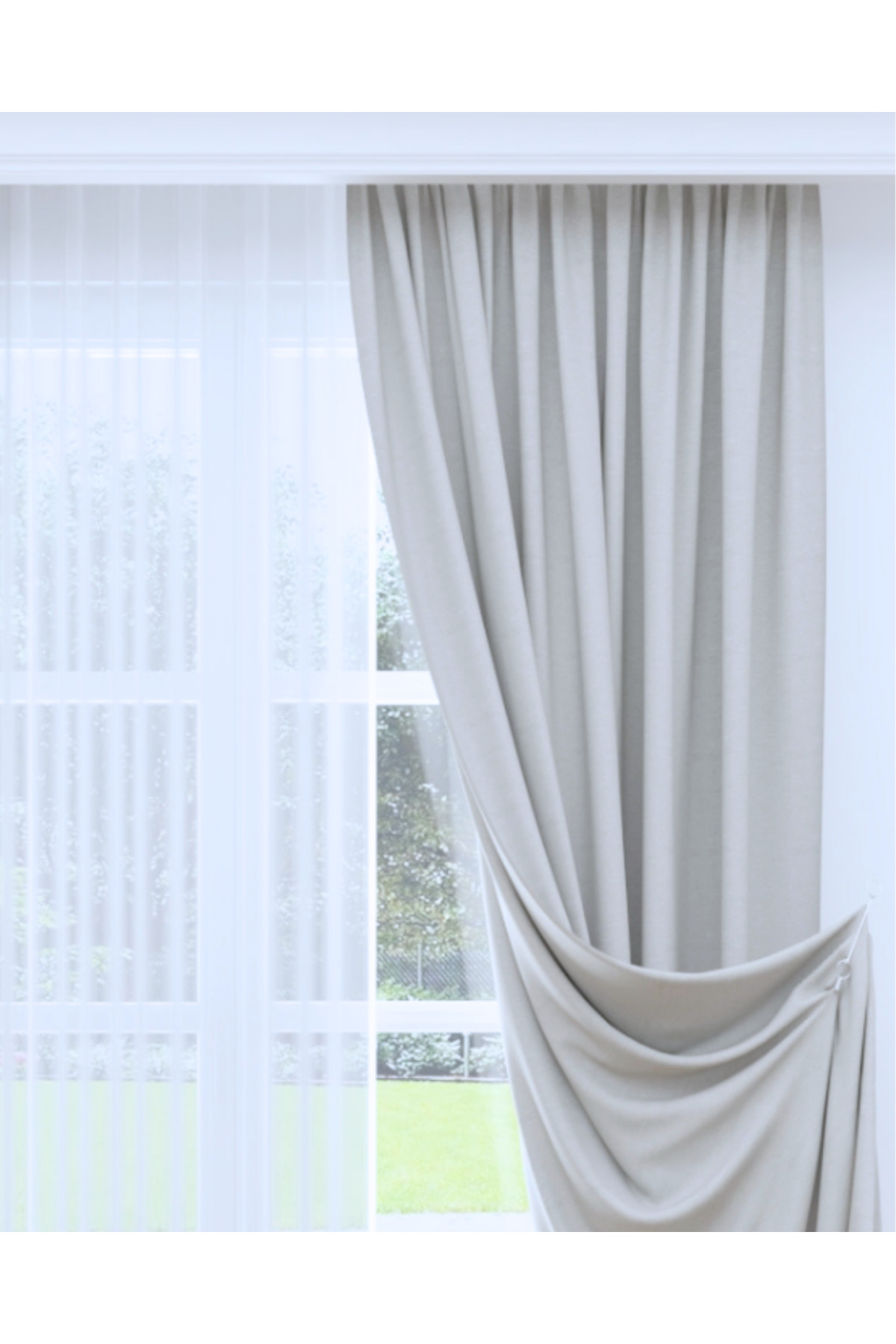 Enza Lüx Keten Blackout Karartma Güneşlik Perde Yüksek Kaliteli D