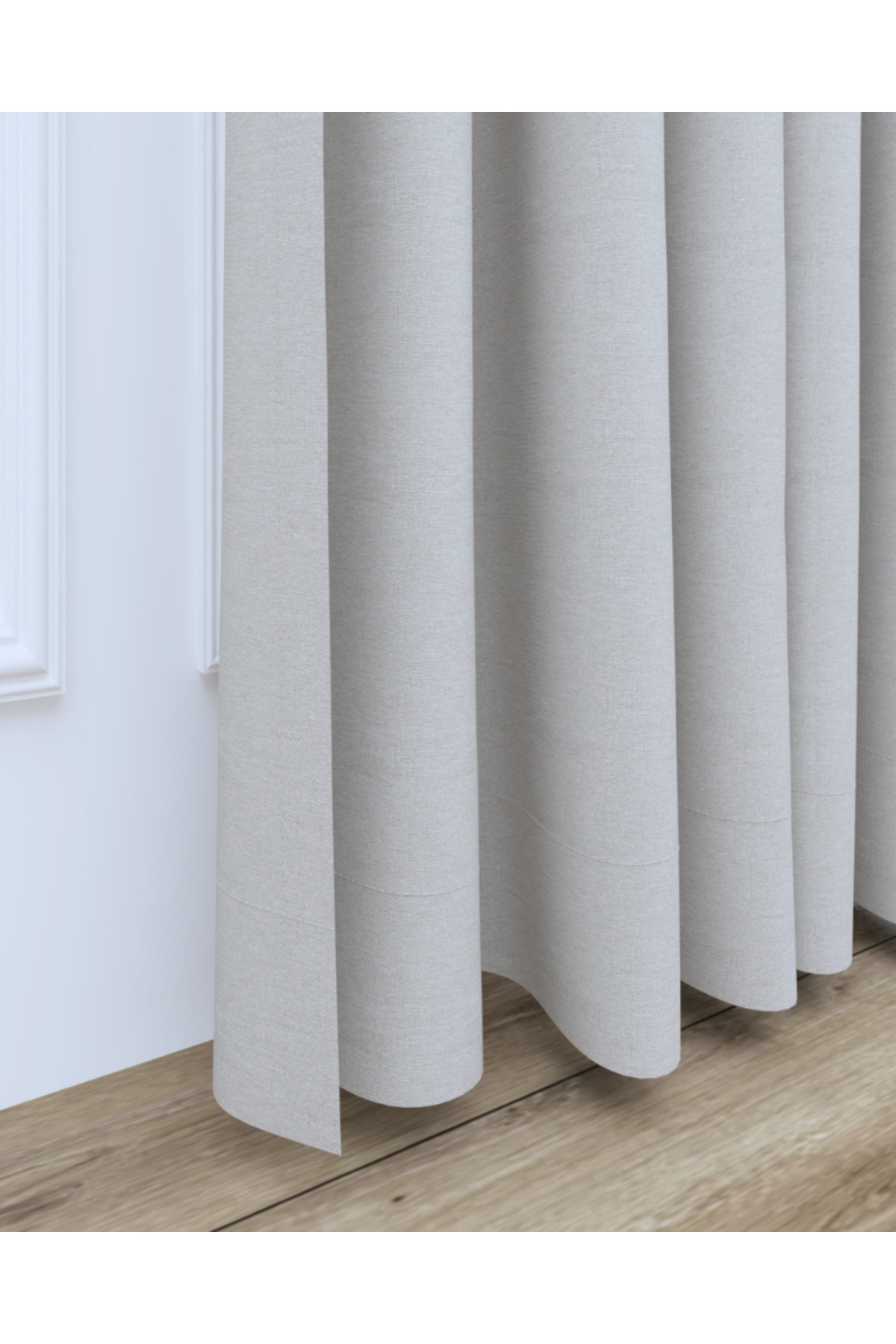 Enza Lüx Keten Blackout Karartma Fon Perde Yüksek Kaliteli 1/3 Sı