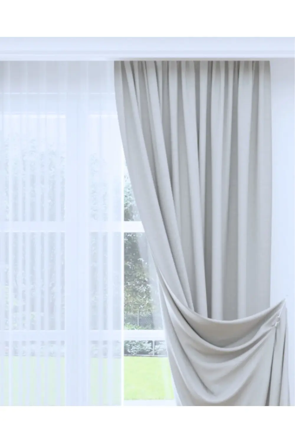 Enza Lüx Keten Blackout Karartma Fon Perde Yüksek Kaliteli 1/2,5