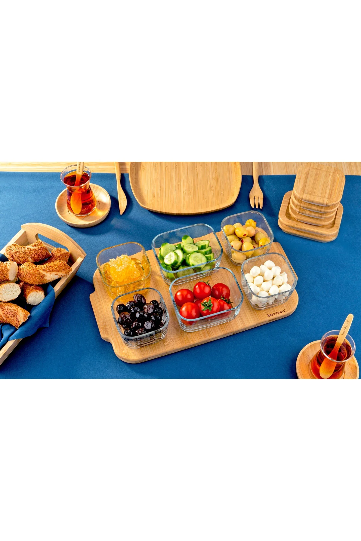 Enzo 13 Parça Cam Kahvaltılık