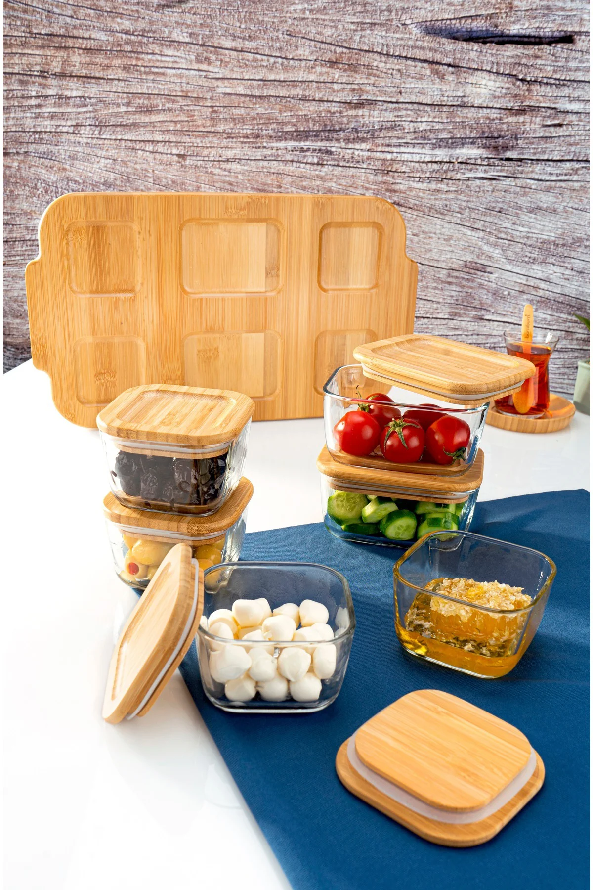 Enzo 13 Parça Cam Kahvaltılık