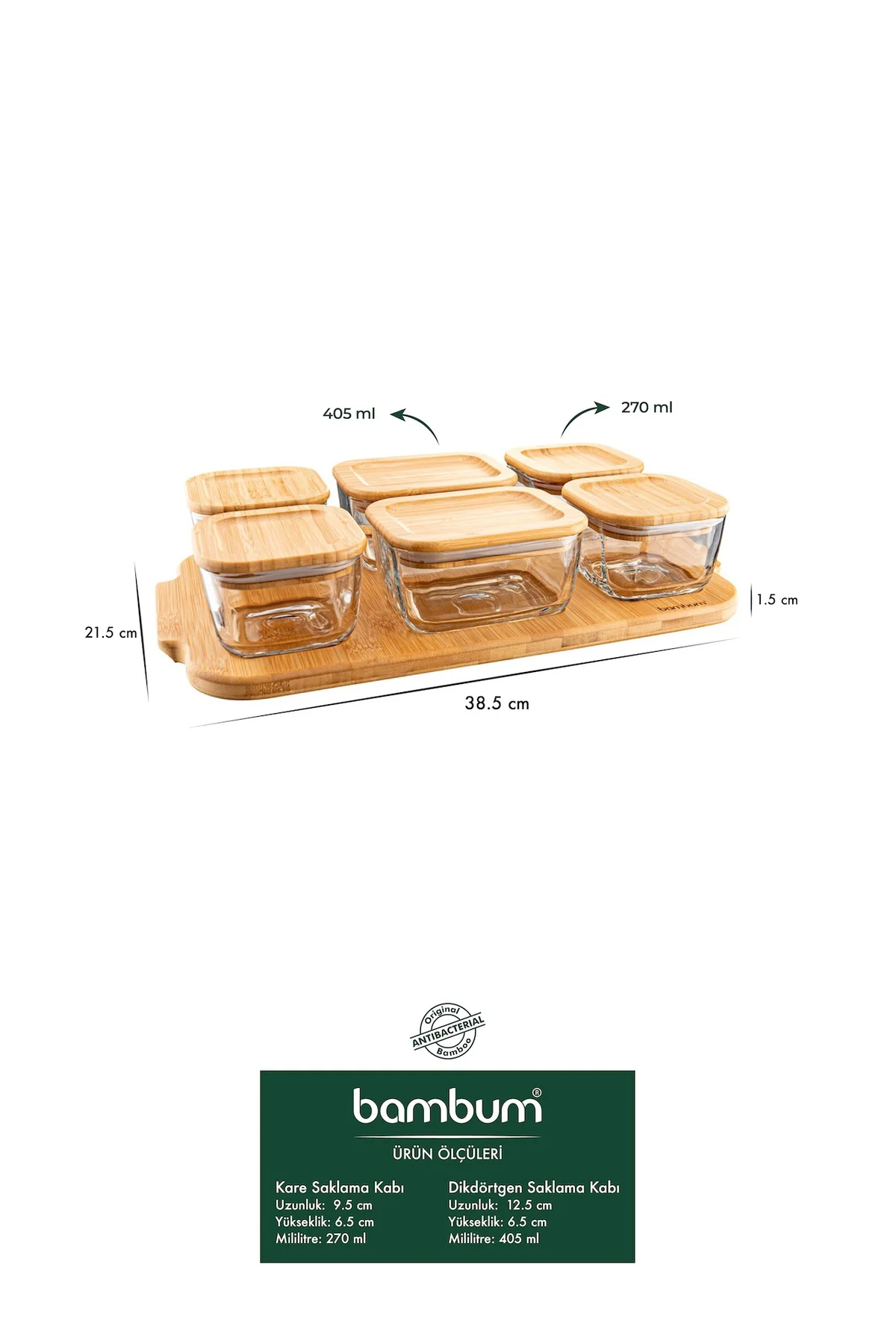 Enzo 13 Parça Cam Kahvaltılık