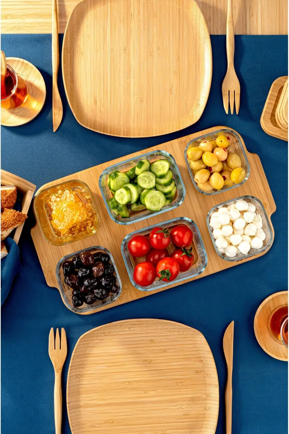 Enzo 13 Parça Cam Kahvaltılık