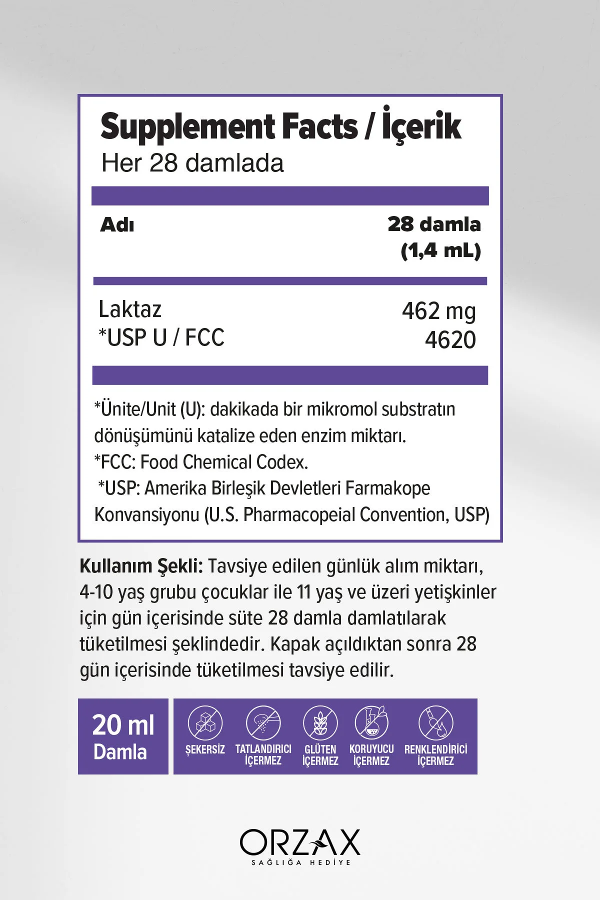 Enzymes Lactase Damla 20 ml