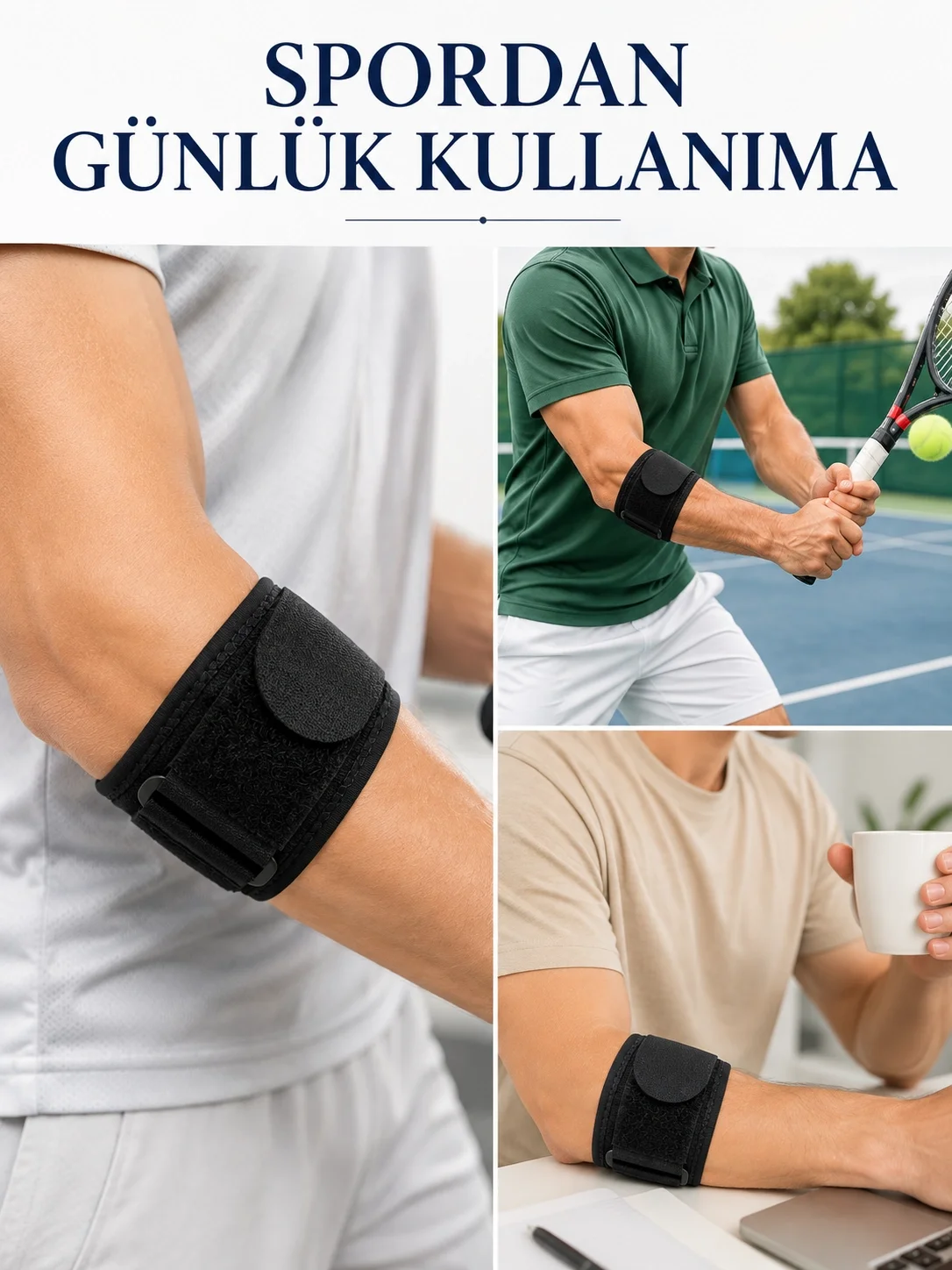 Epikondilit Bandajı Ayarlanabilir Tenisçi ve Golfçü Dirseği Destek Bandı Fiyatı, Yorumları ve Özellikleri