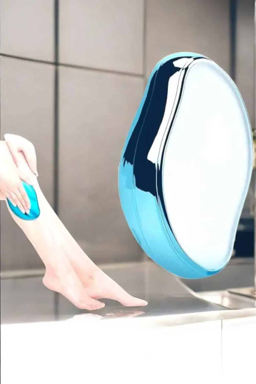 Epilasyon Aleti Bacaklar Kollar İçin Yıkanabilir Kristal Epilatör