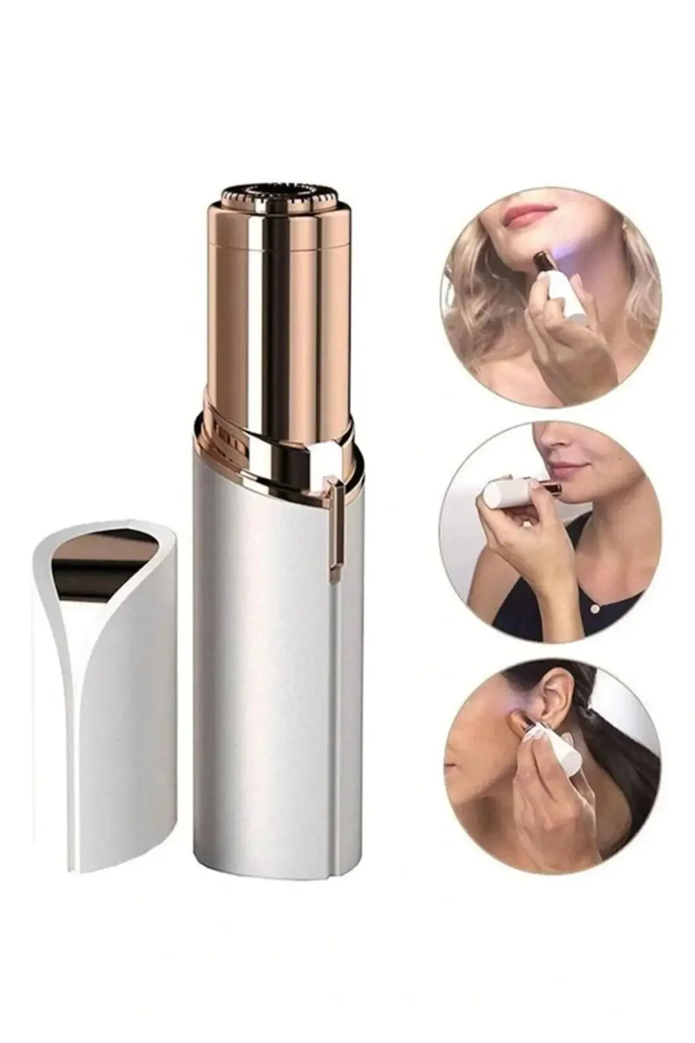 Epilasyon Yüz Çene Işıklı Kıl Tüy Alma Mini Cep Epilasyonu Kadın